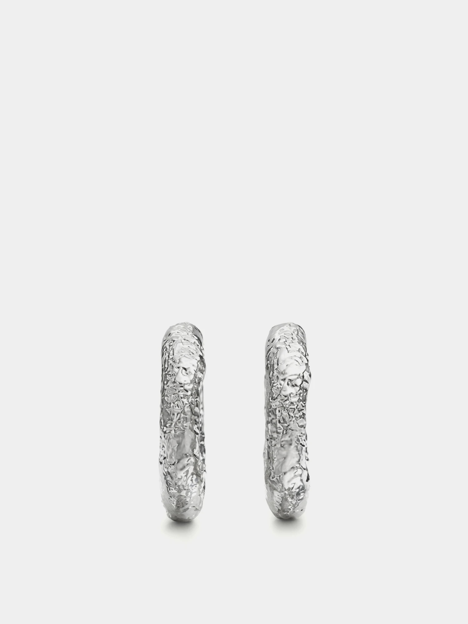 Серьги MM6 Maison Margiela Aluminum Effect