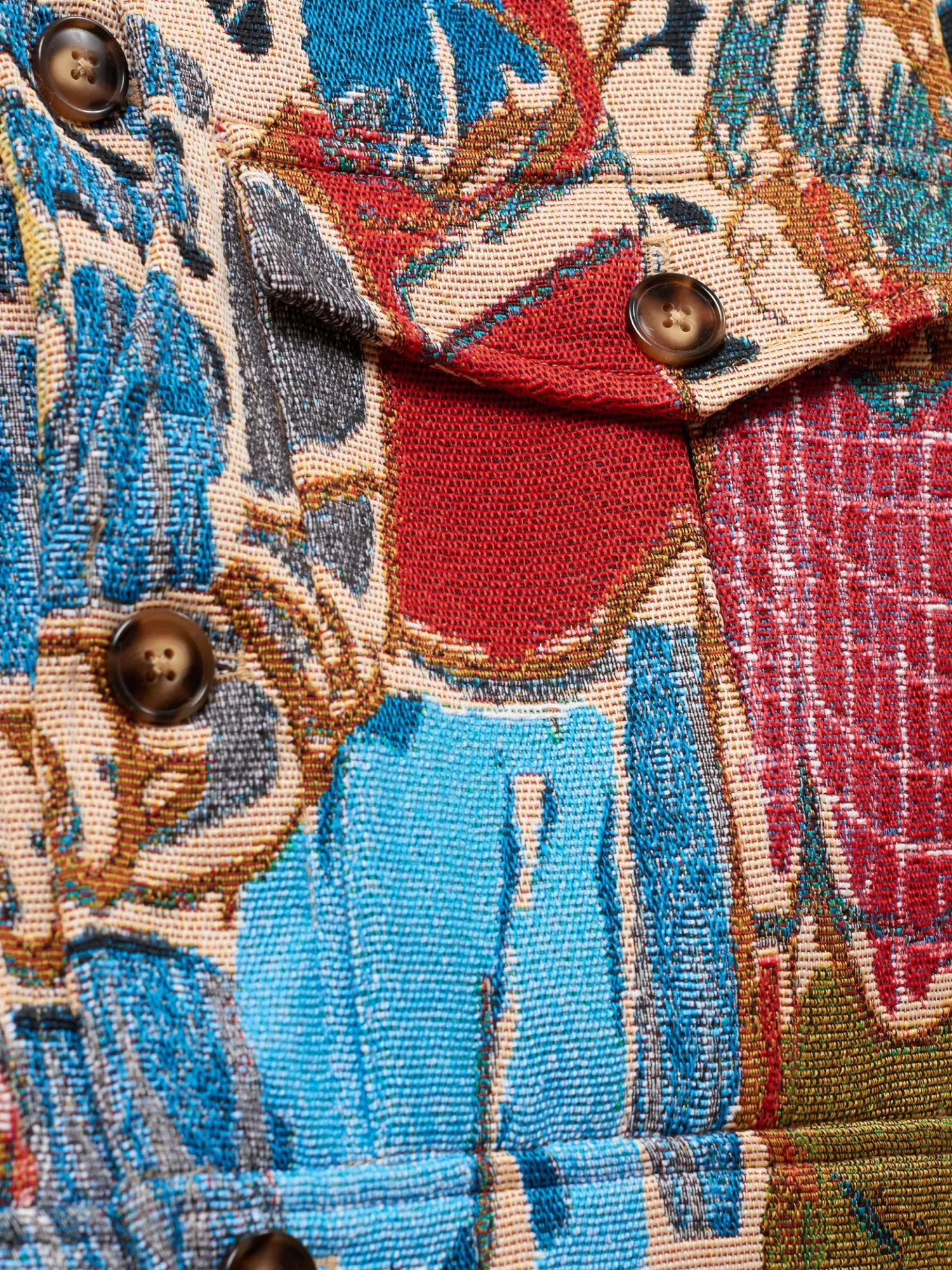 Куртка KidSuper Jaquarded Pocket Detail Jacket Multi