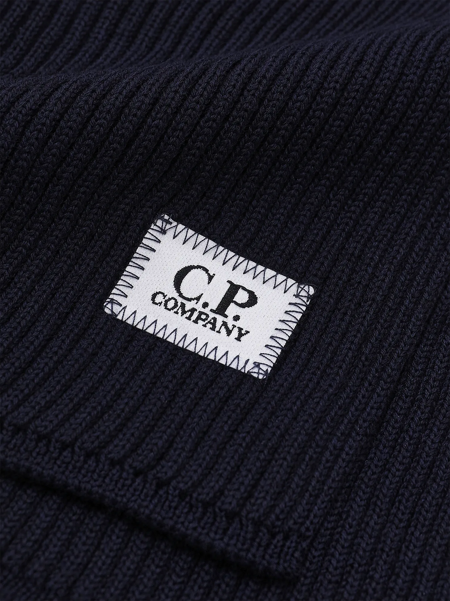 Шарф C.P. Company Re-Wool Knit Scarf Total Eclipse