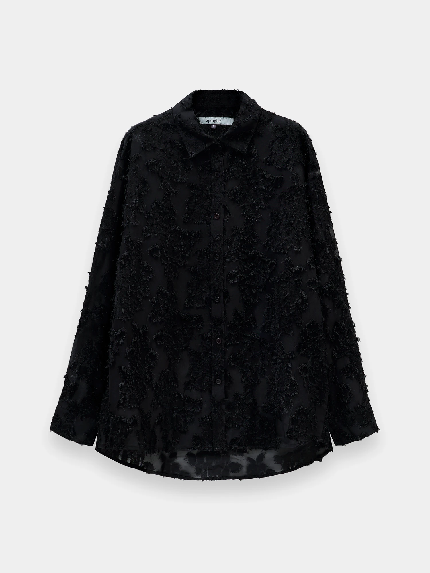 Женская блузка EPINGLER Sheer Jacquard Black