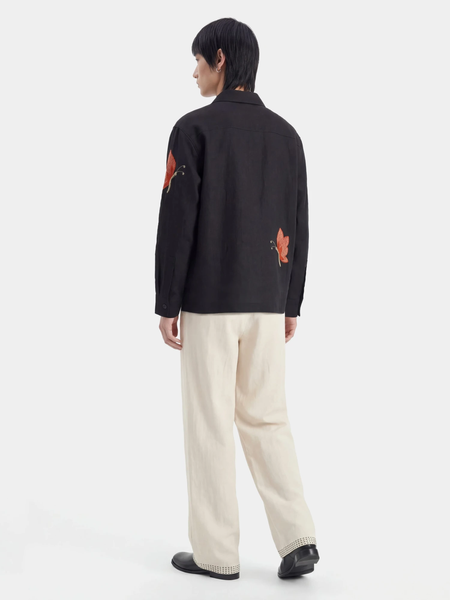 Рубашка lorenz Papillon Hand Embroidered Black