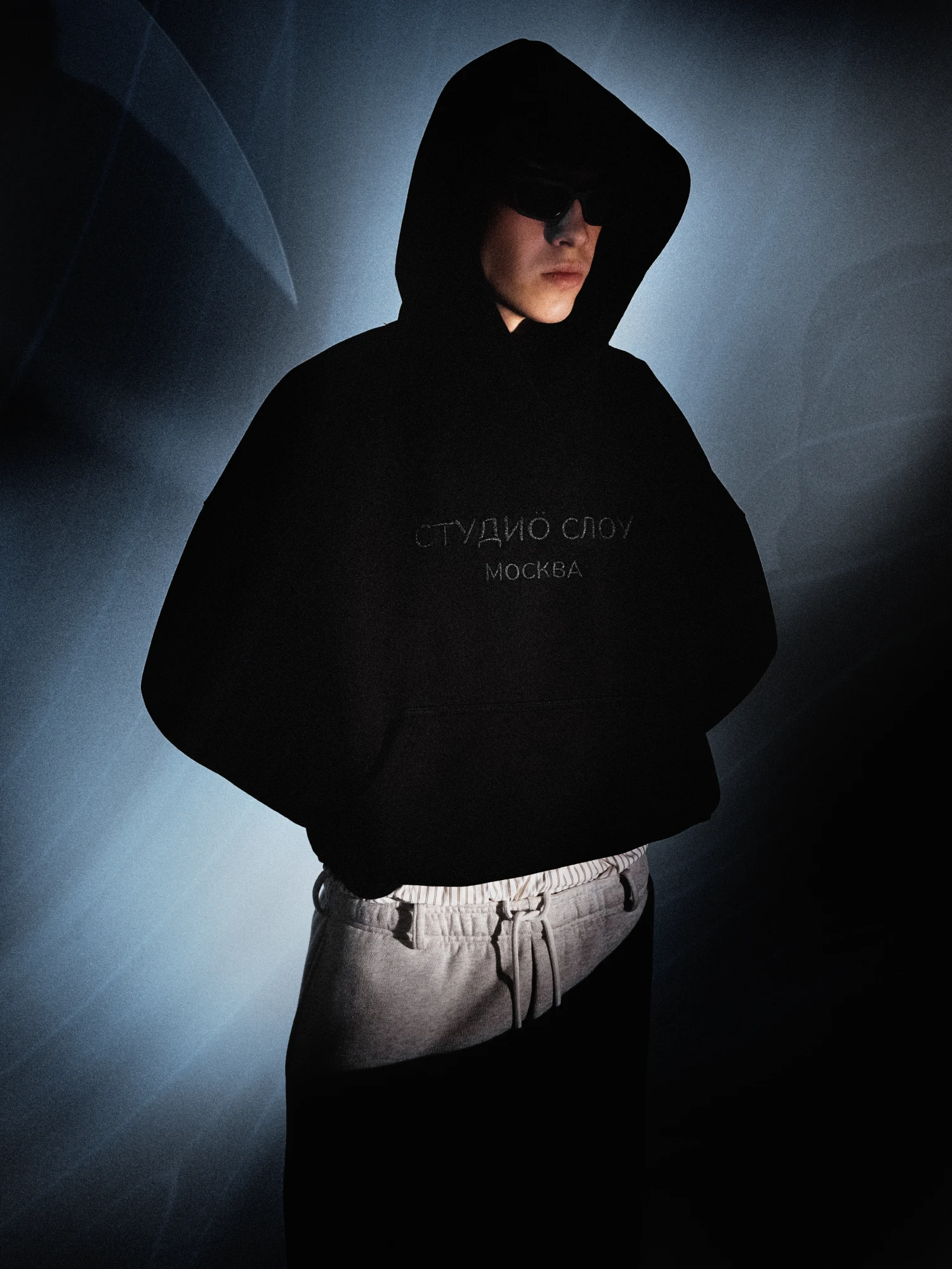 Худи Studio Slow x ÖMANKÖ Logo Hoodie Black