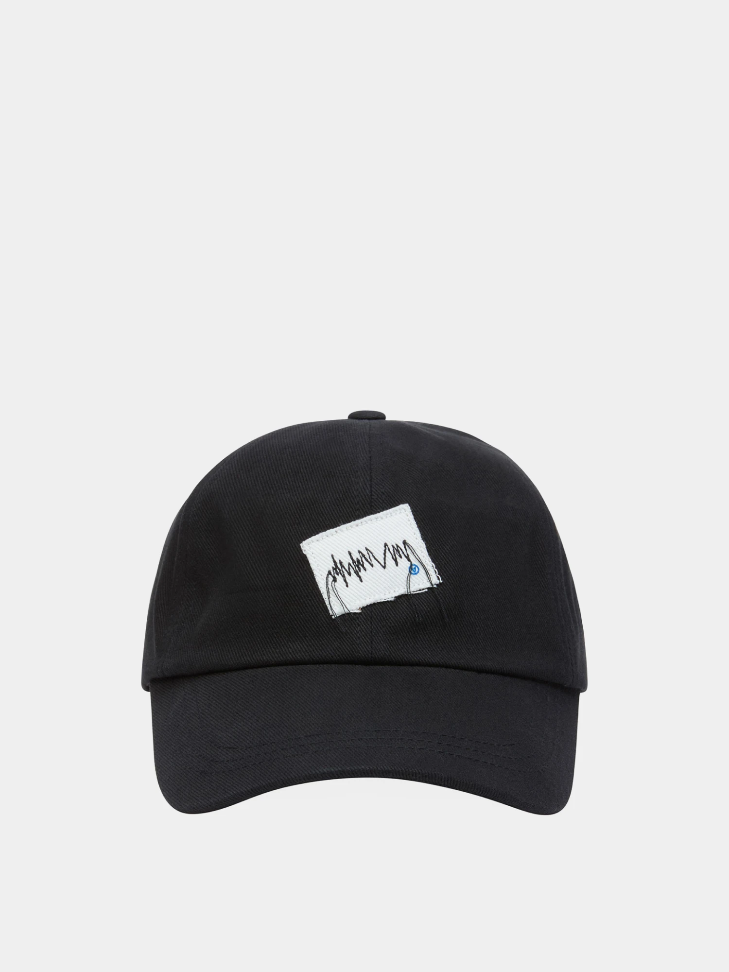 Кепка ADERERROR Zigzag Patch Black
