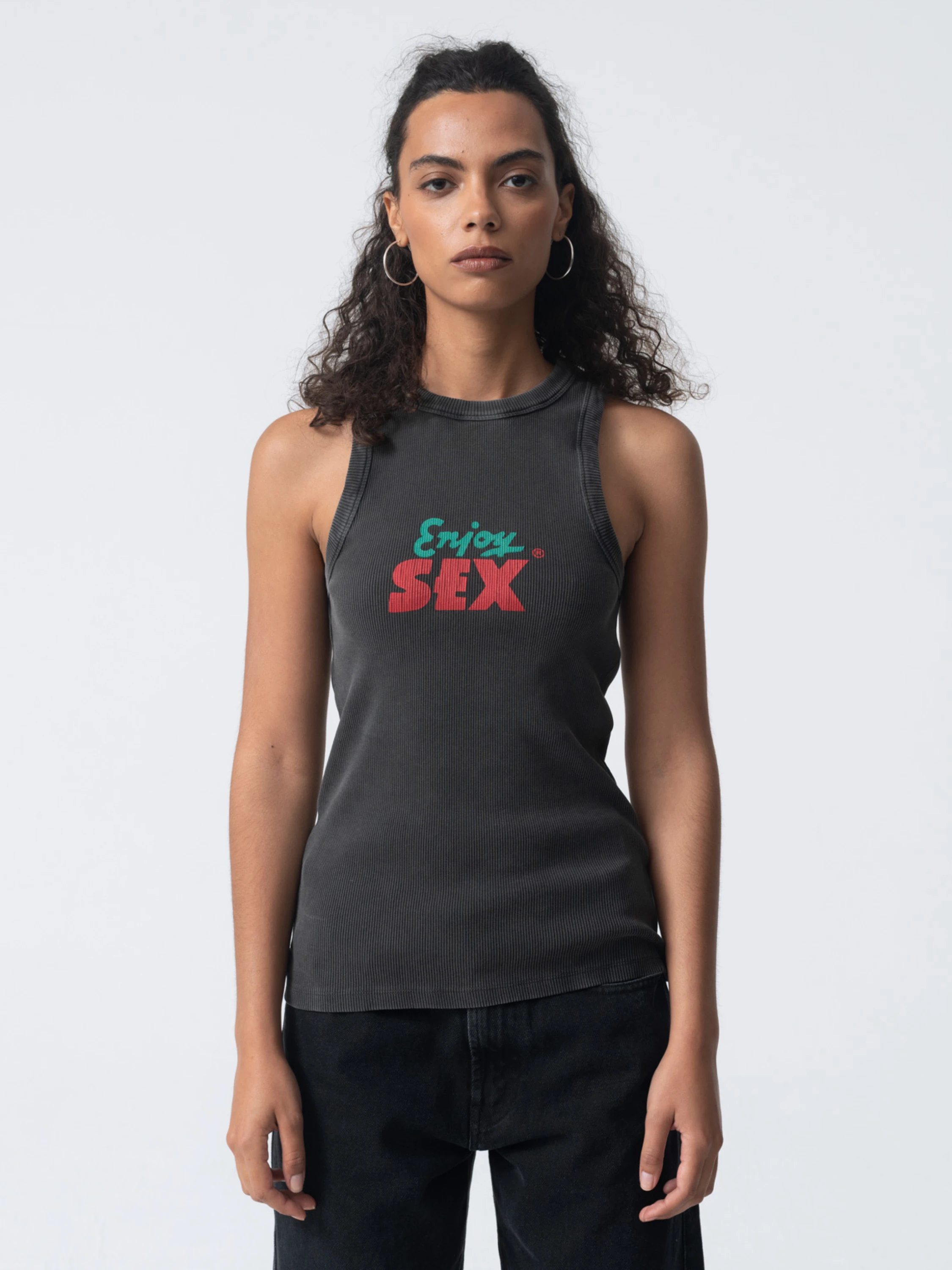 Топ Carne Bollente Enjoy! Washed Black