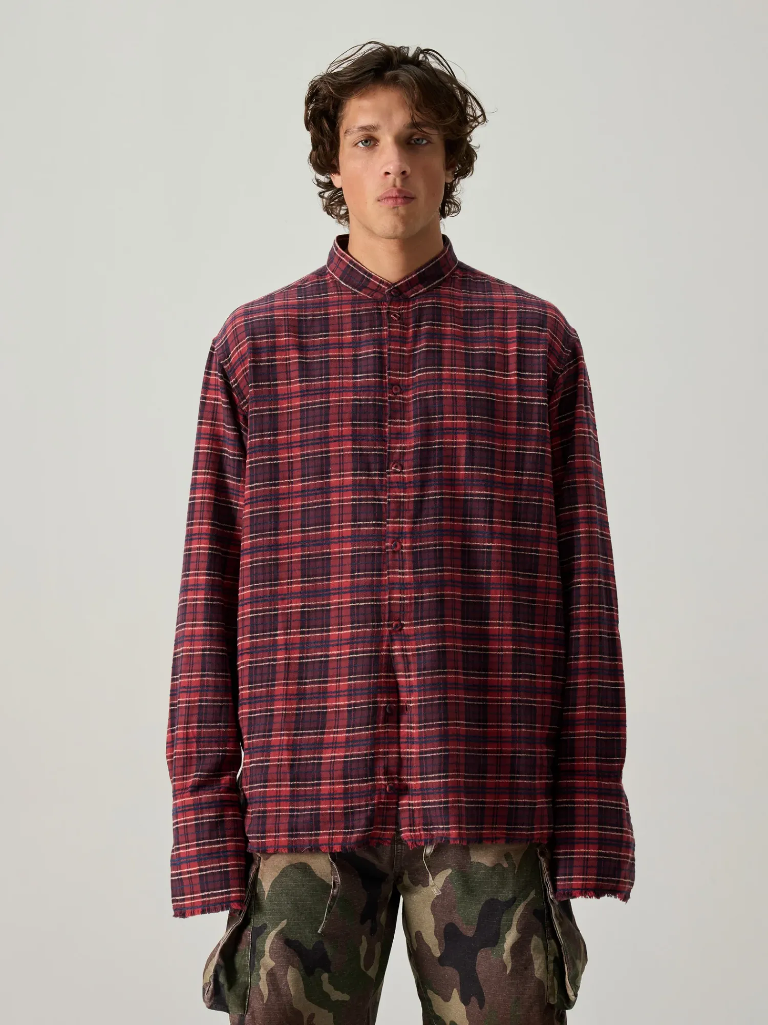 Рубашка 424 Flannel Embroidered Red