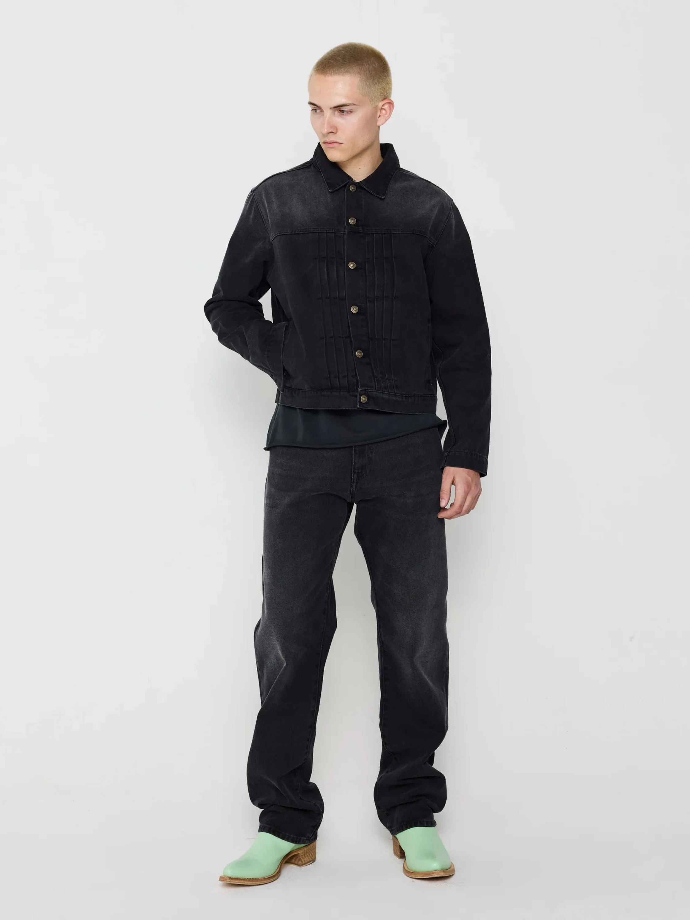 Джинсовая куртка 424 Denim Trucker Skou Llight Black