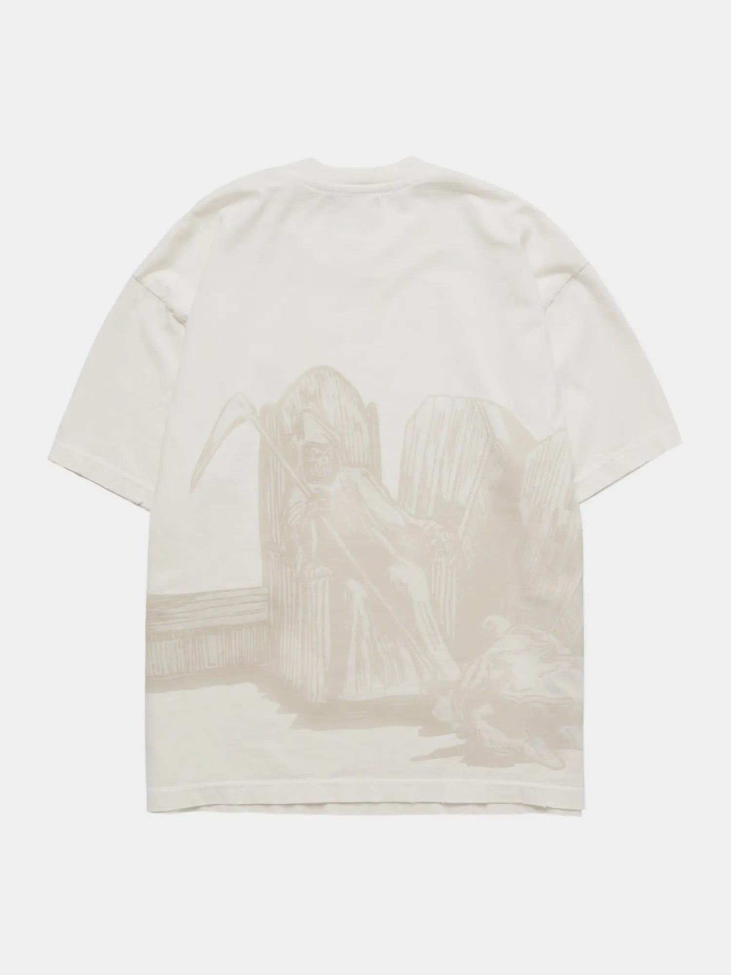 Футболка WARREN LOTAS Plead T-Shirt Ecru
