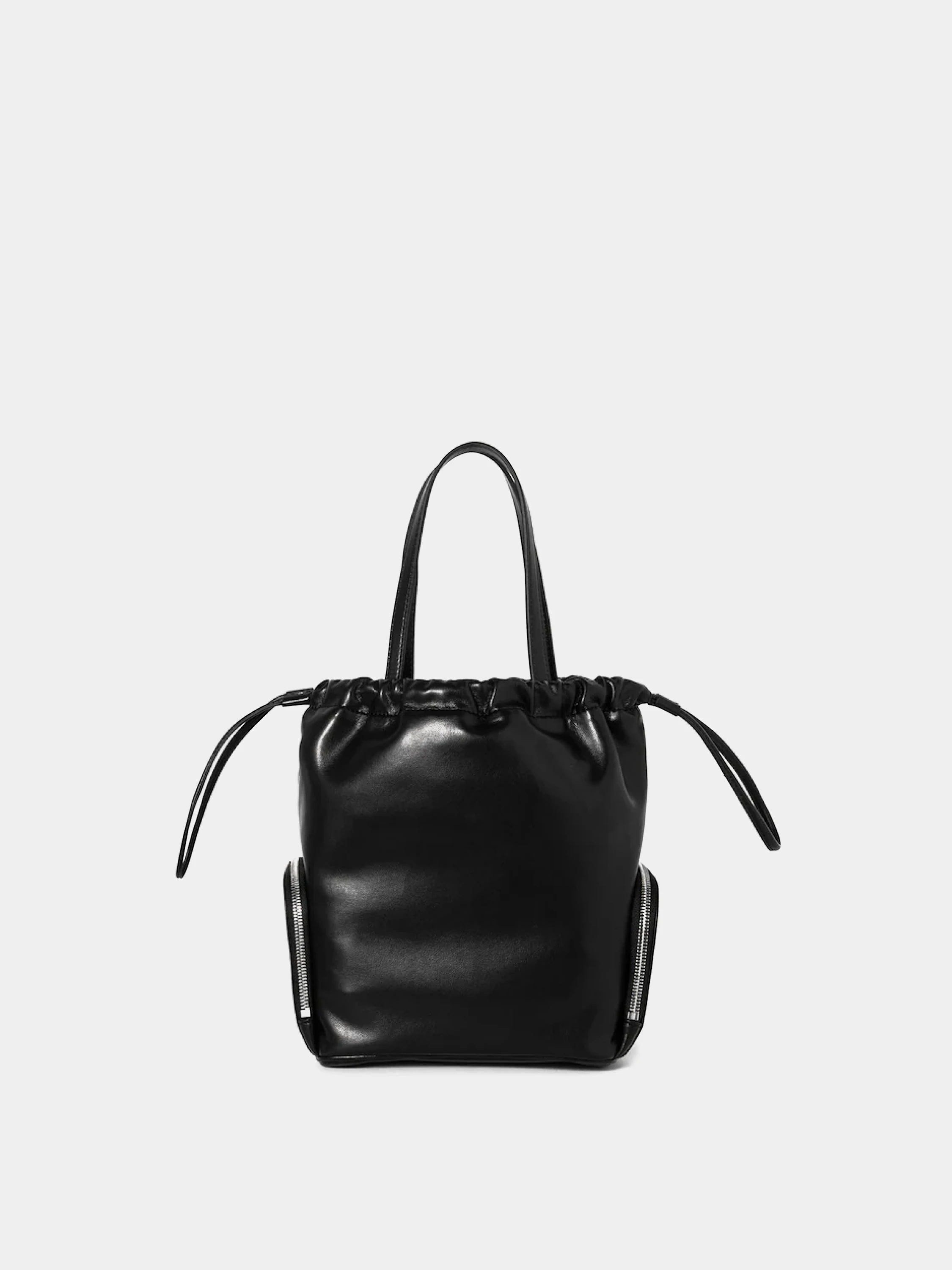 Сумка JUUN.J Leather Bucket Bag-Black