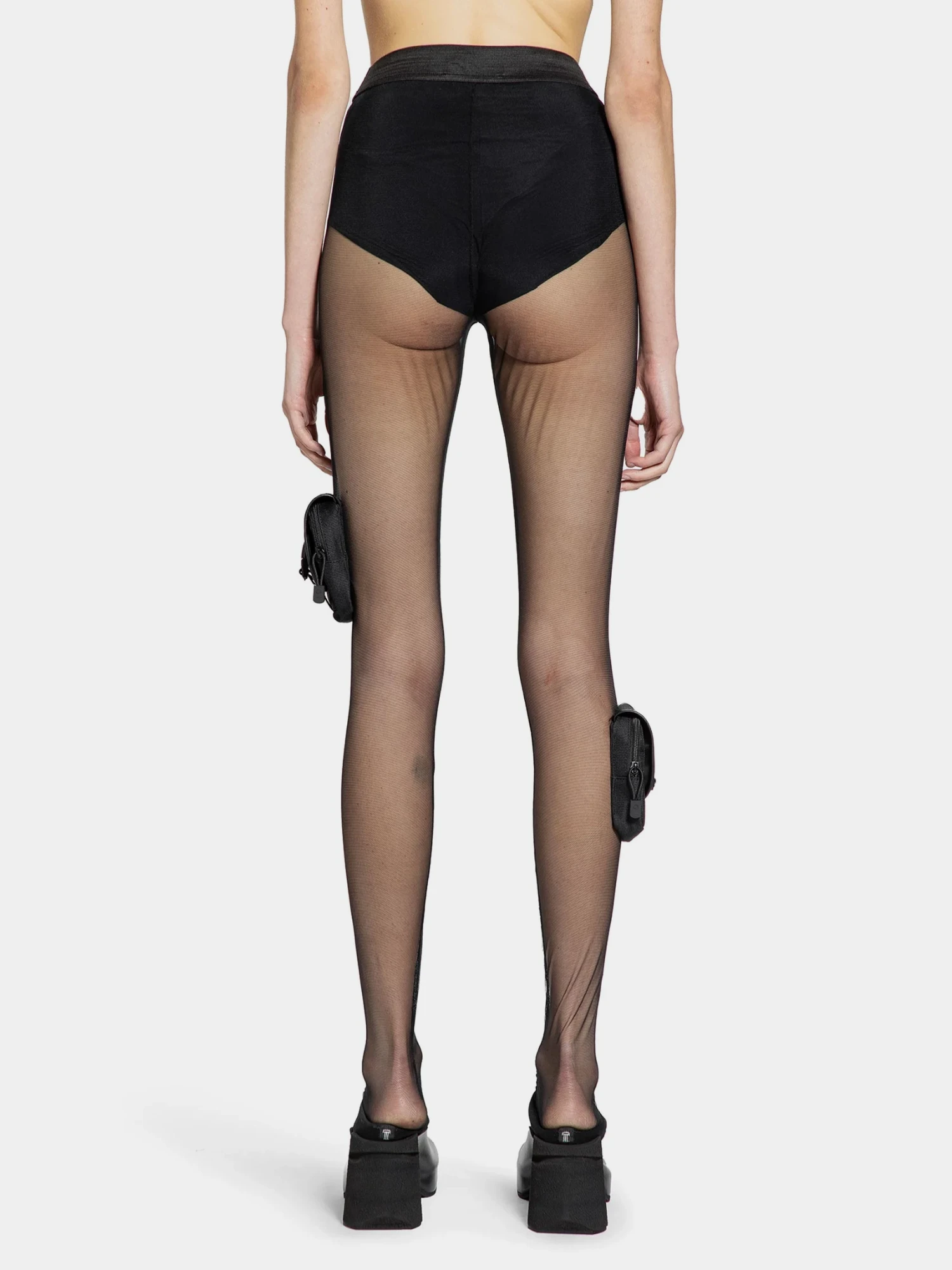 Женские колготки Coperni Cargo Tights Grey
