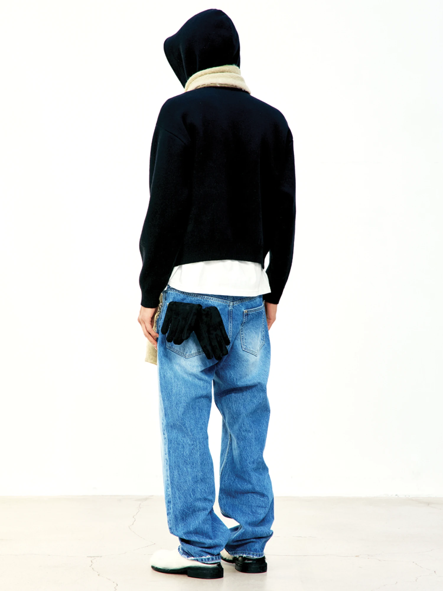 Зип-худи COOR Double Face Wool Blend Black