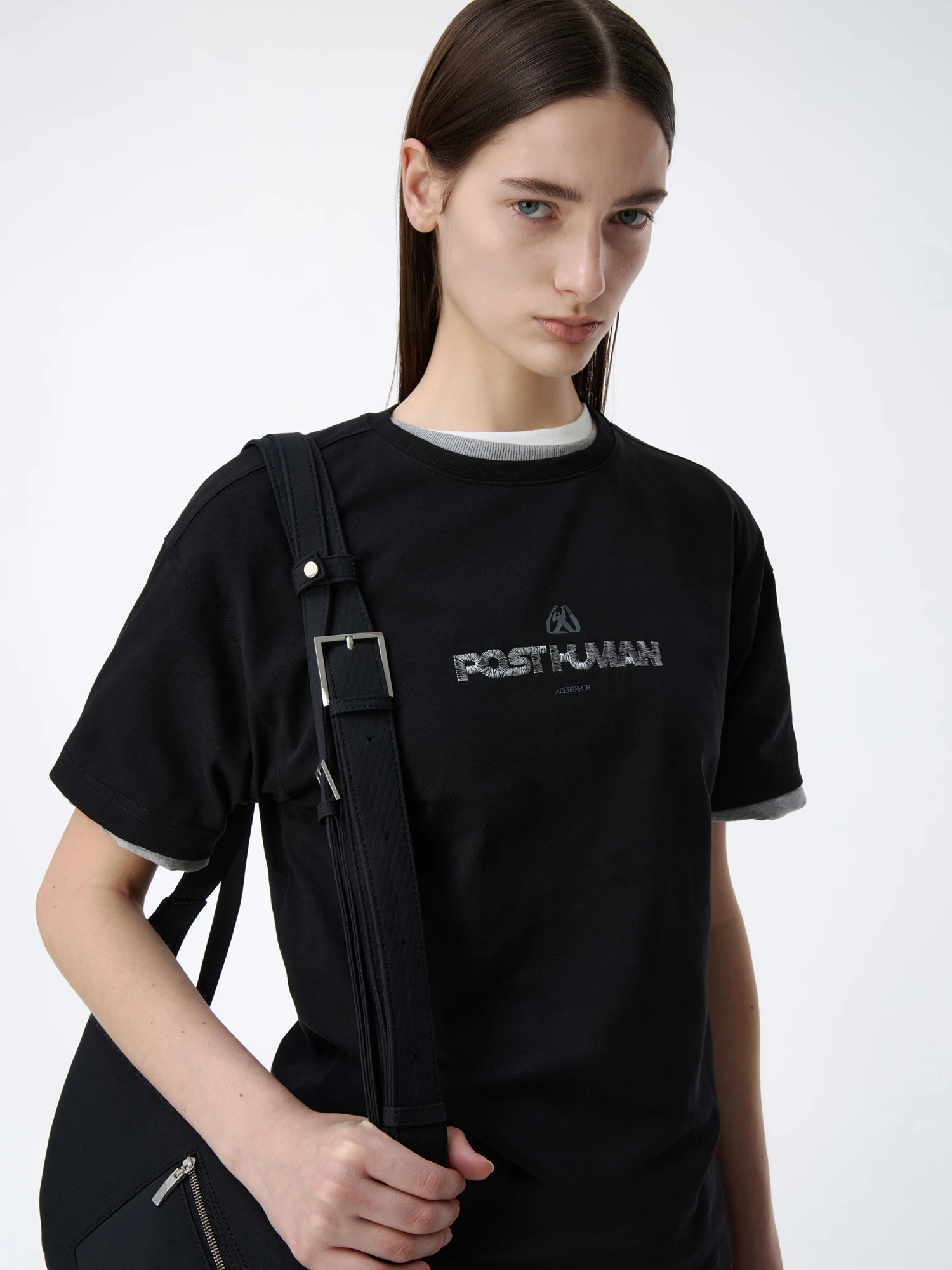 Футболка ADERERROR Post Human Product. 48 Black