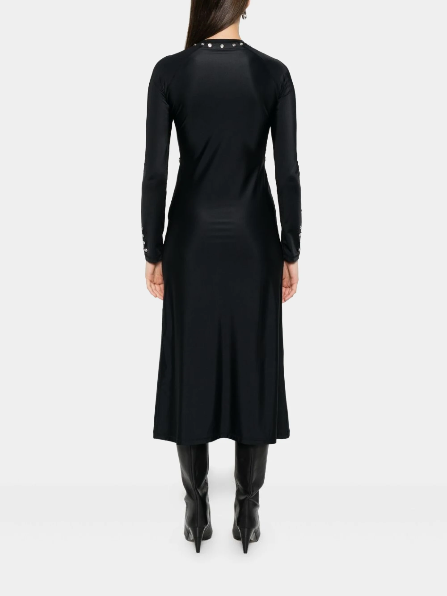 Женское платье Coperni Snap Dress Black