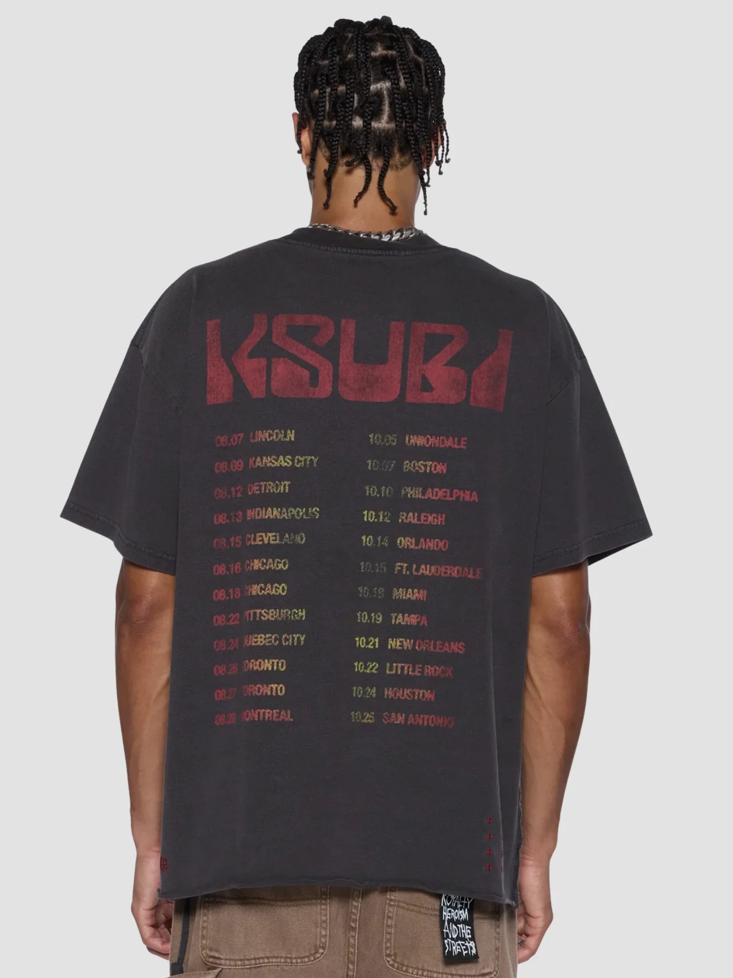 Футболка Ksubi Venom Ekcess Tee Faded Black