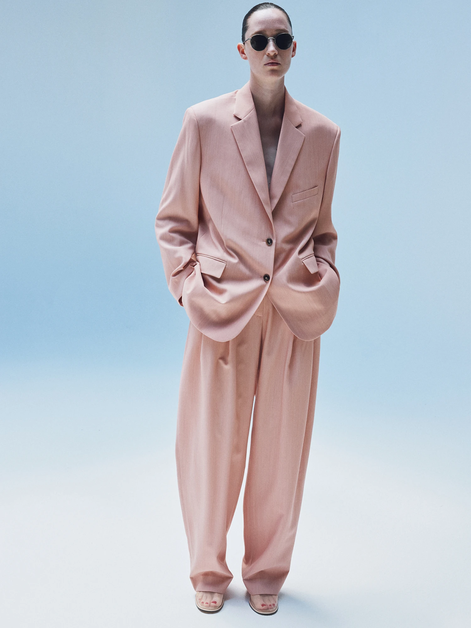 Женский пиджак Recto Signature Single Breasted Suit Peach