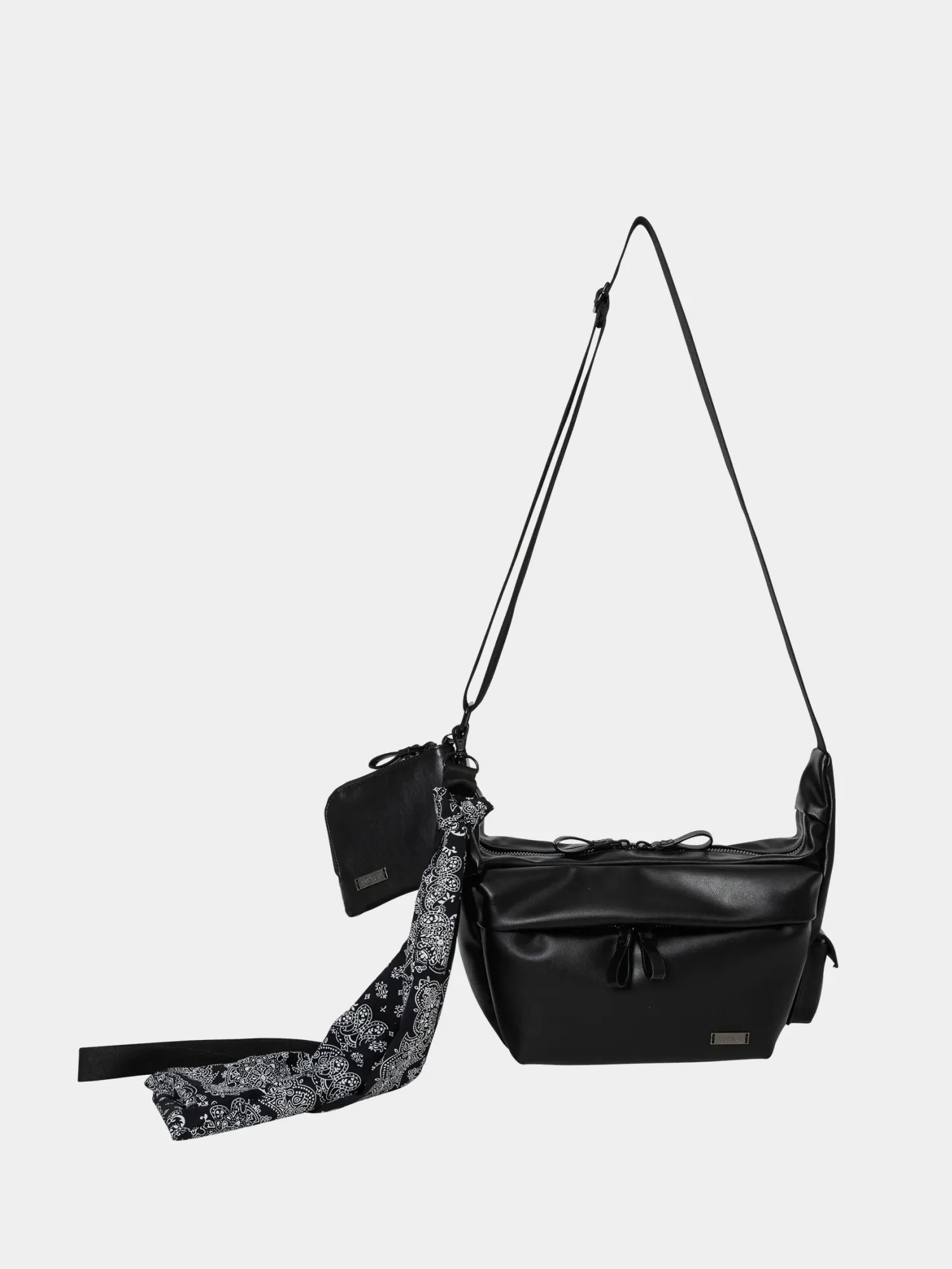 Сумка AJOBYAJO Paisley Scarf Cross Bag Black