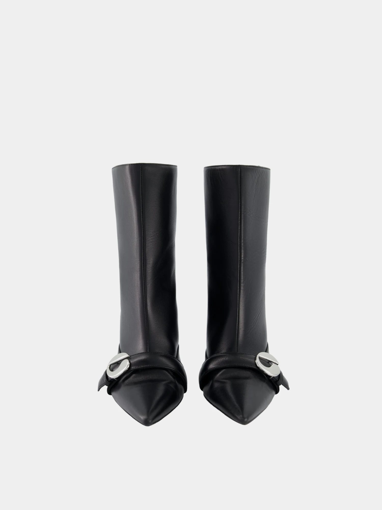 Женские ботильоны Coperni Ankle Heeled Belt Black