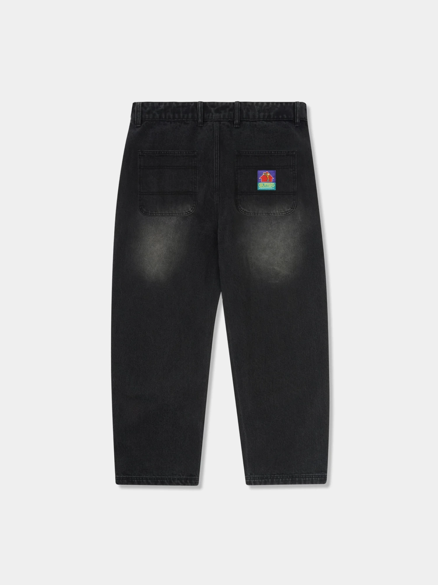 Брюки Butter Goods Work Pants Distressed Black