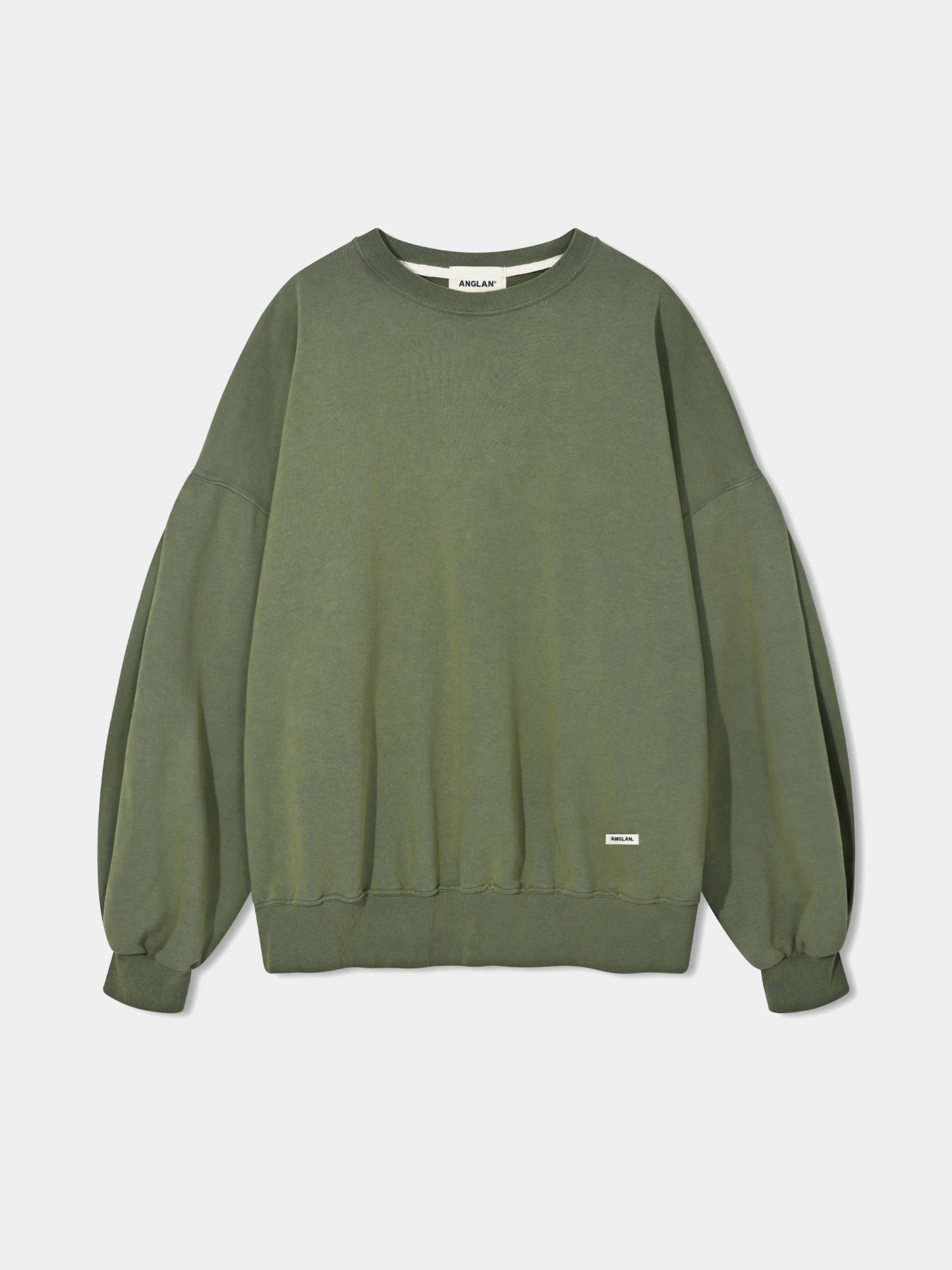 Свитшот ANGLAN Valley Salt Washed Green