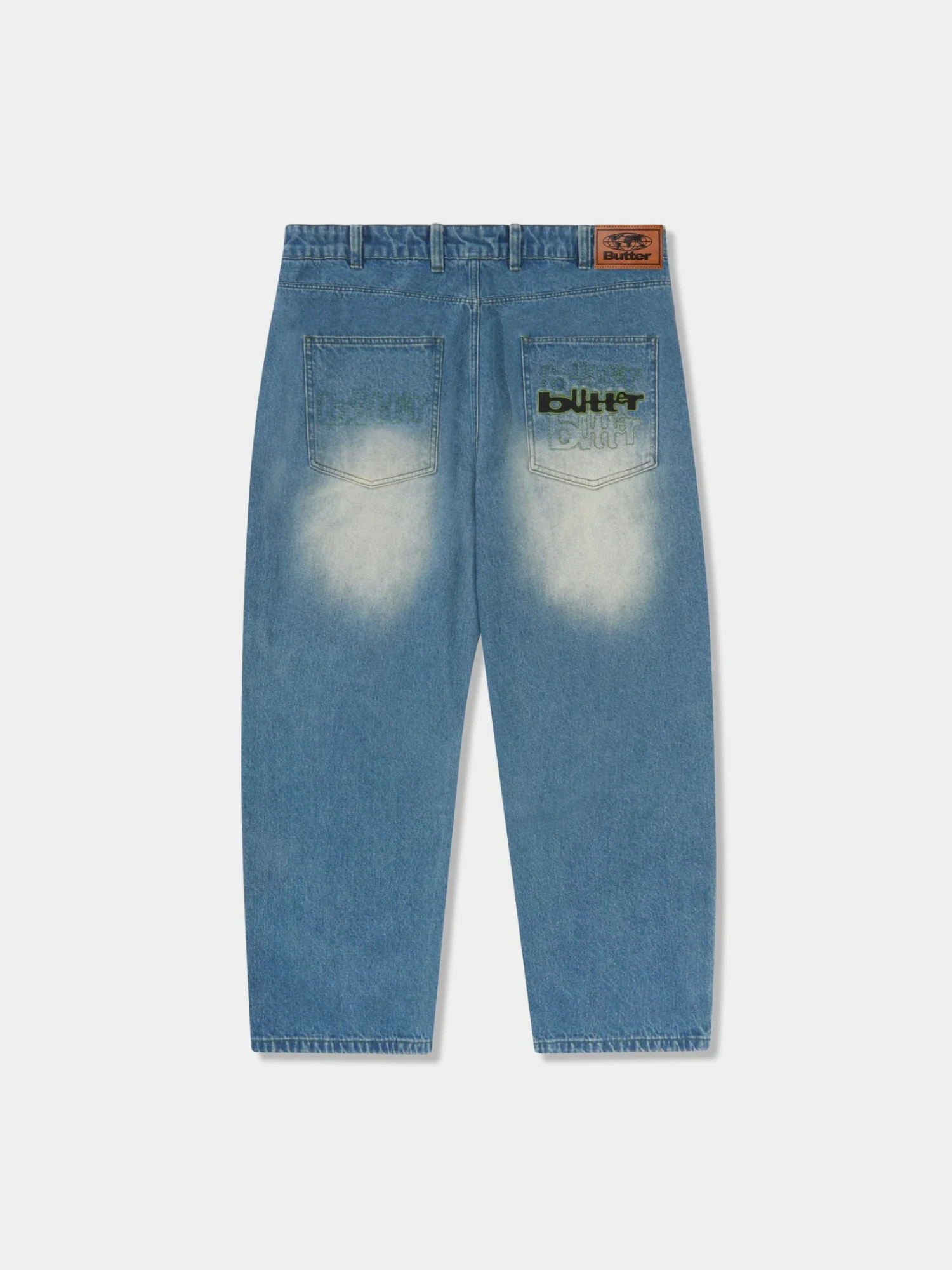 Джинсы Butter Goods Warped Jeans Washed Mid Blue