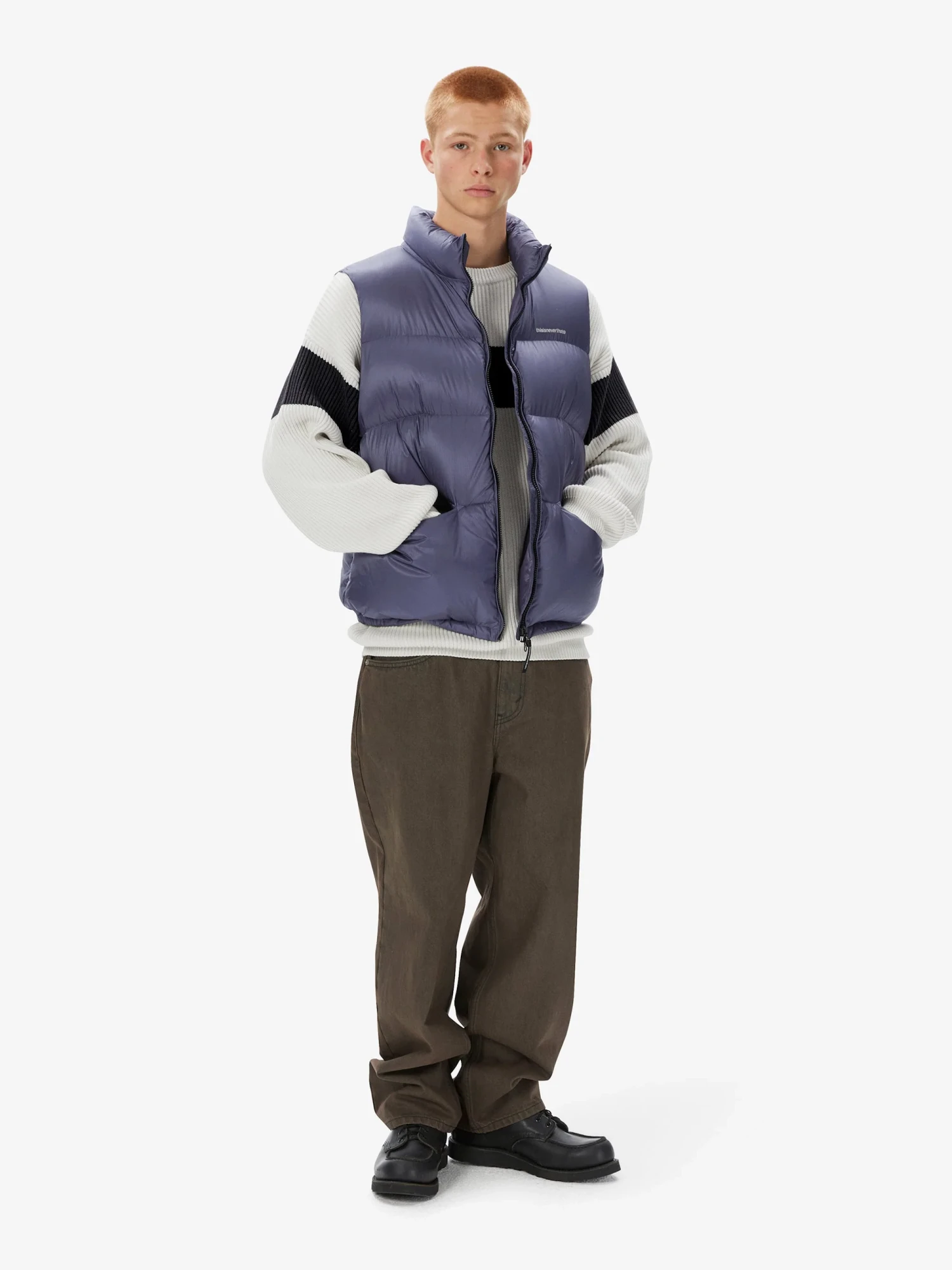 Жилет thisisneverthat Pertex T Down Vest Violet