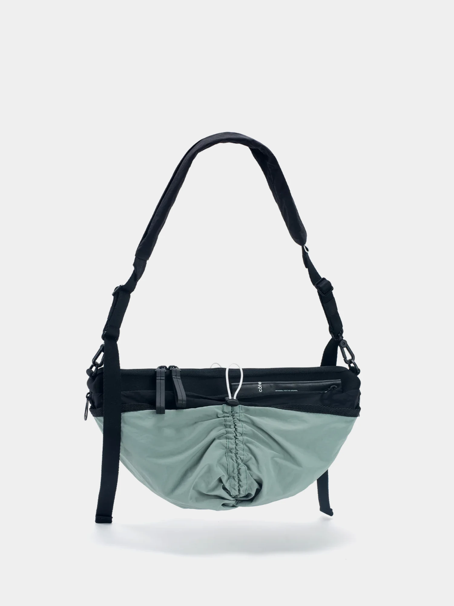 Сумка COTE&CIEL Orne Smooth Black & Sage Green