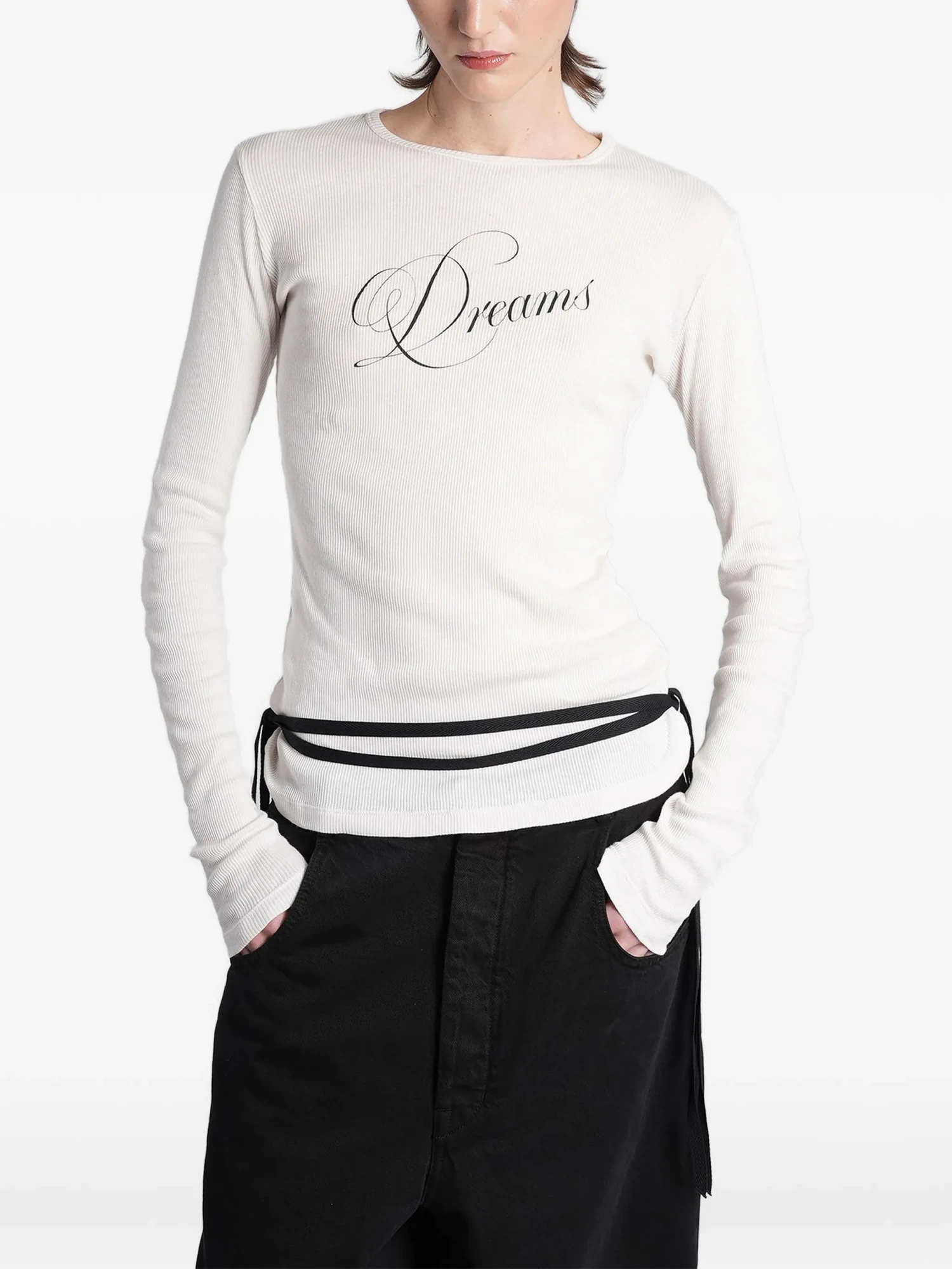 Женский лонгслив Ann Demeulemeester Fiene Ivory