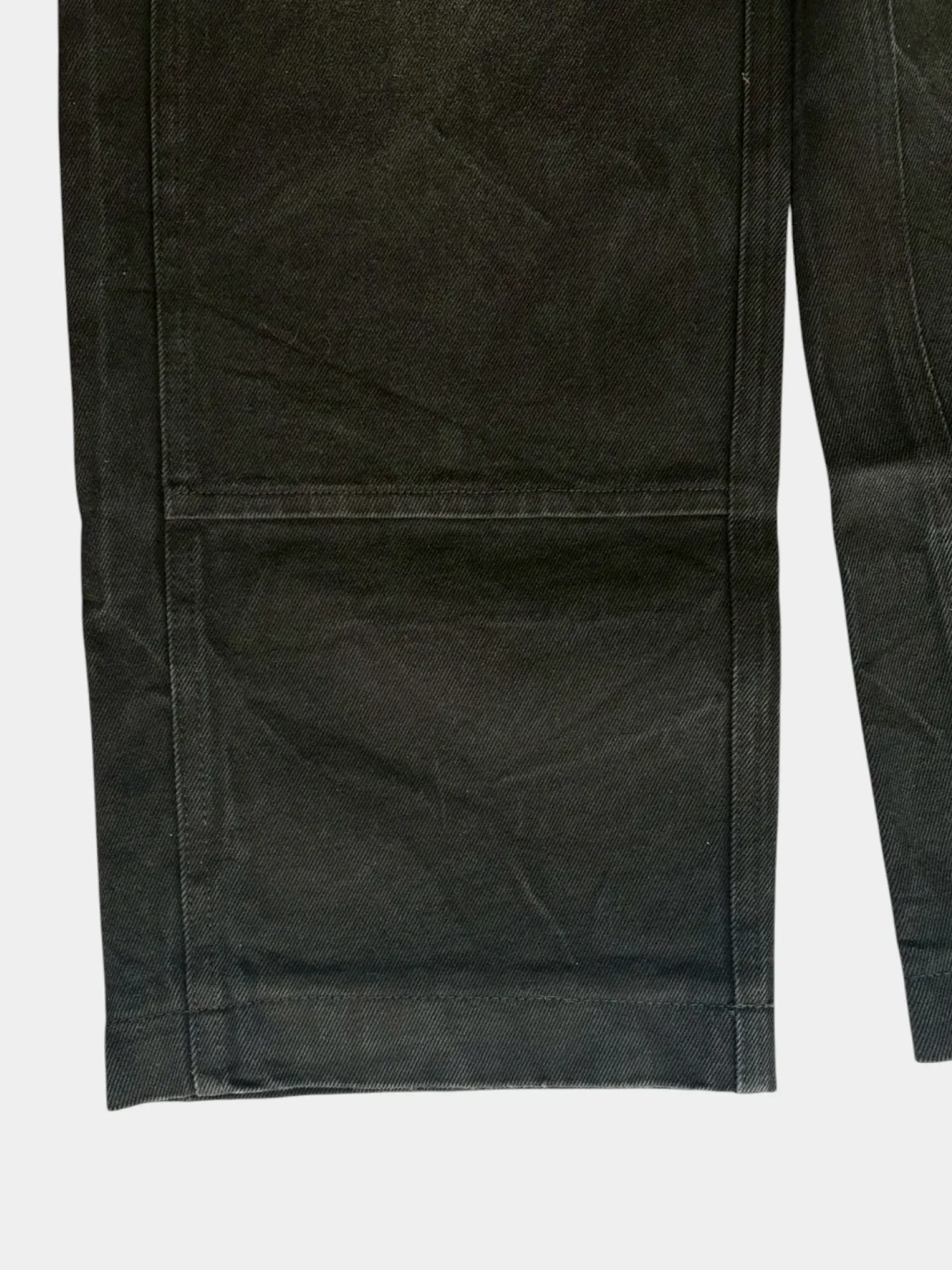 Джинсы OAMC Treated With White Spots With Belt Black