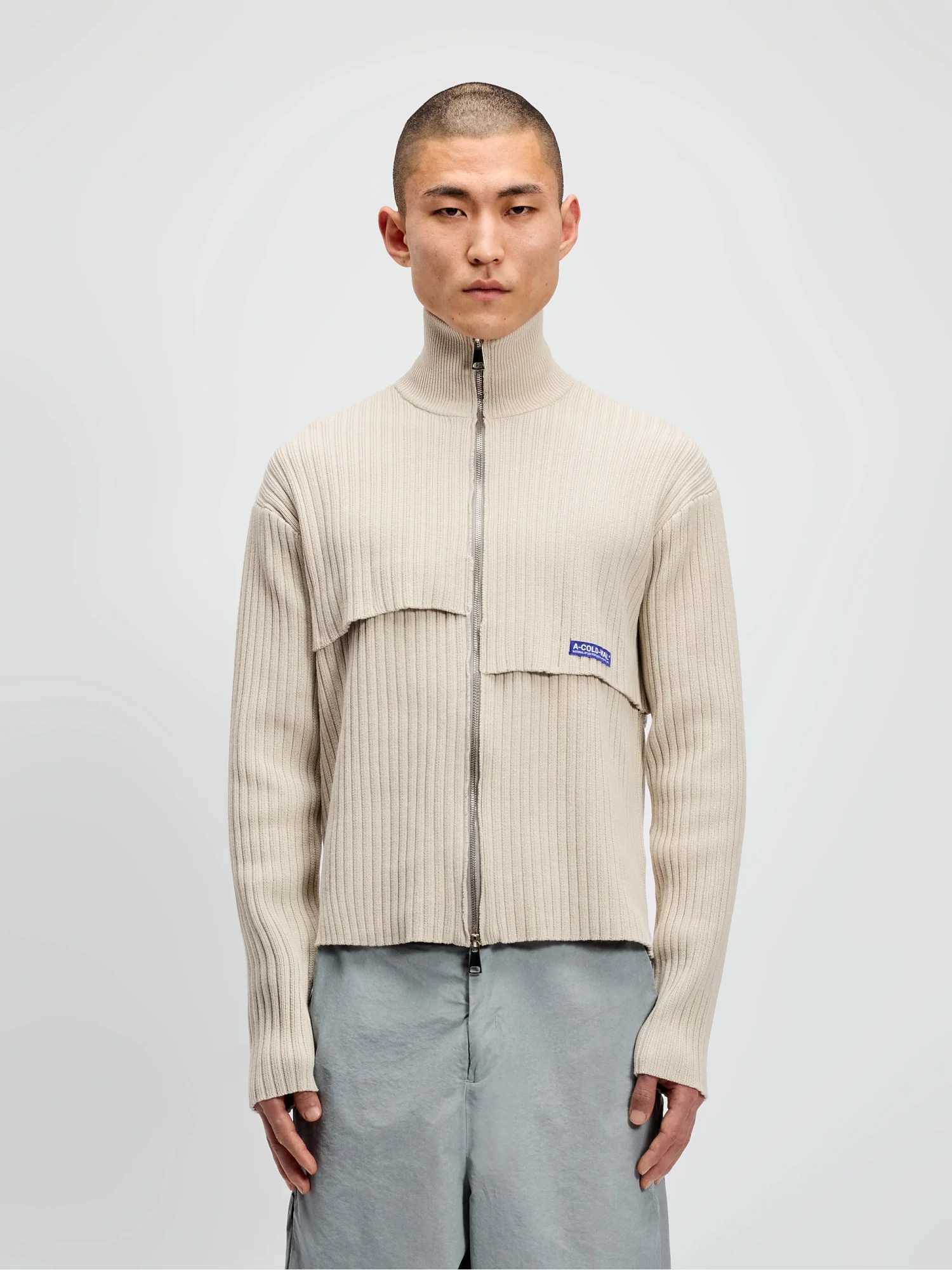 Кардиган A-COLD-WALL* Panel Knit Beige