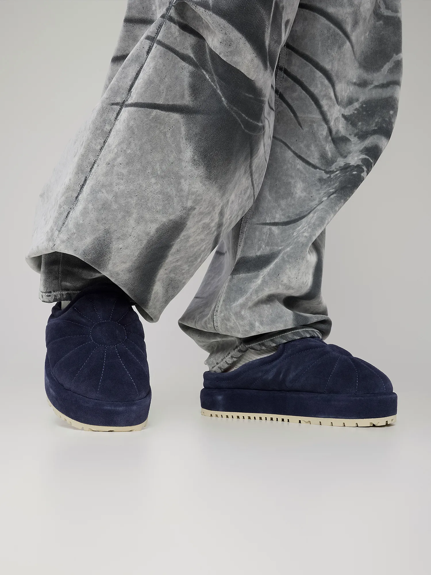 Сабо PDF Sole Uranus Nabuk Slides Blue