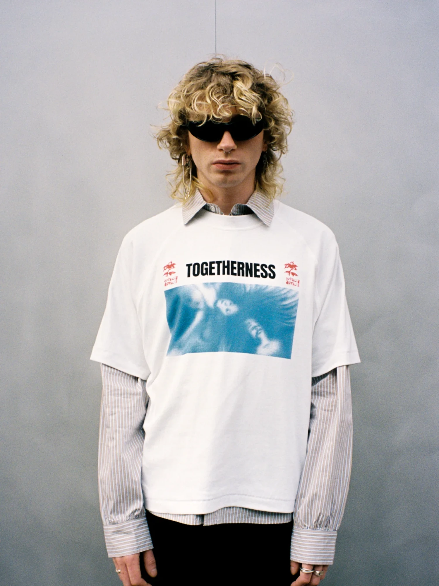 Футболка Jungles Jungles Togetherness Ribbed Tee White
