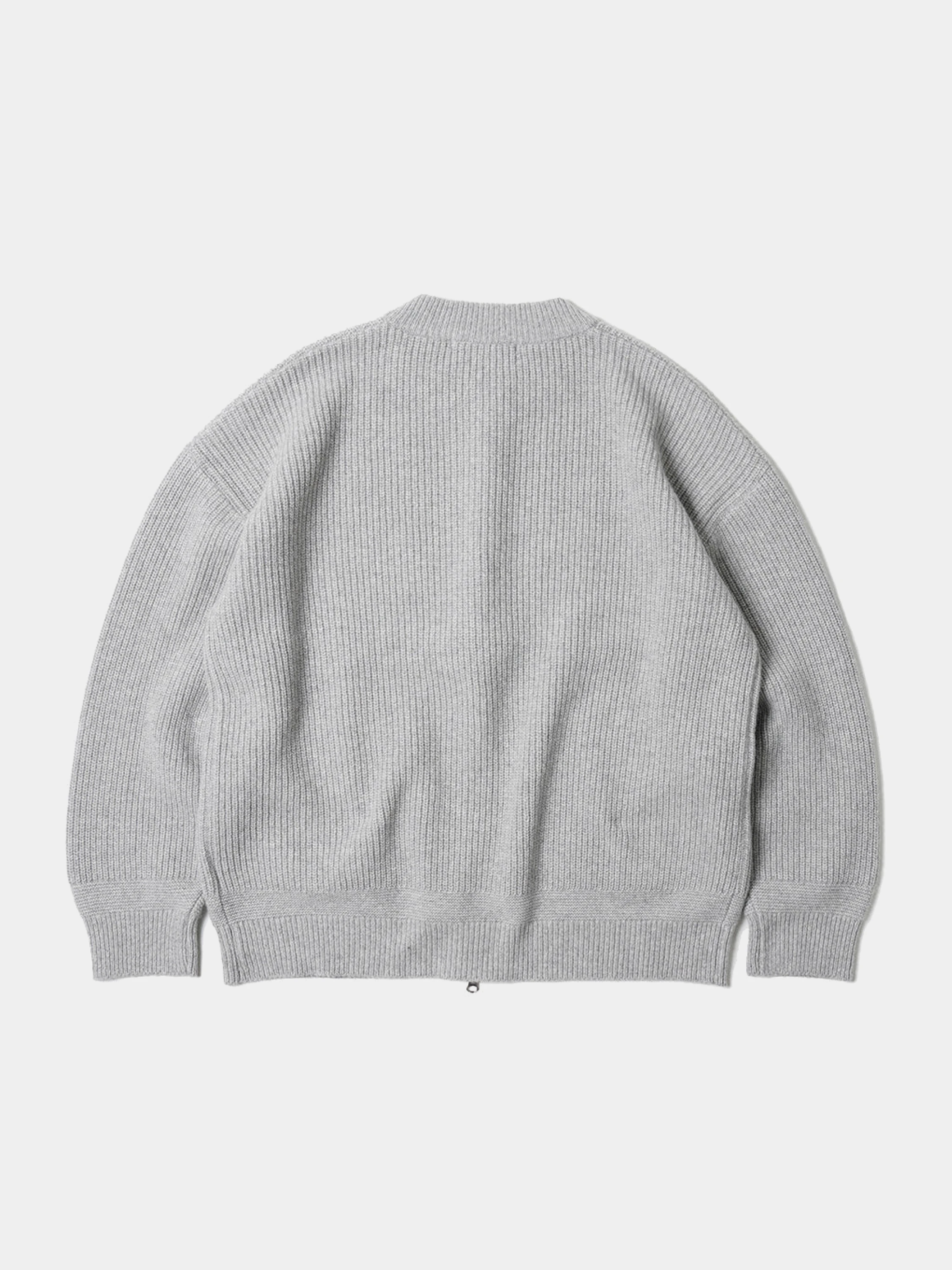 Кардиган FrizmWORKS Wool Deck Zip Up Light Gray