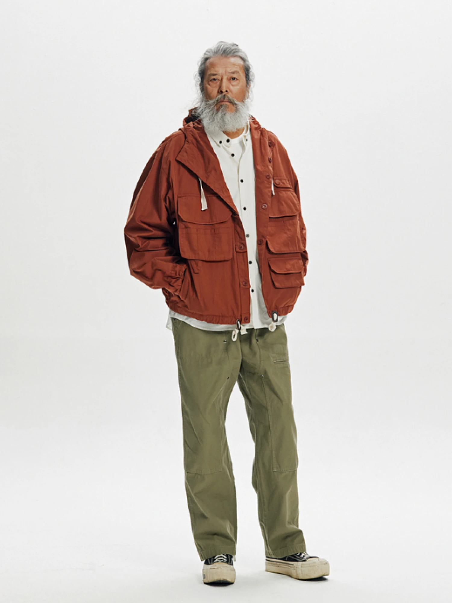 Парка FrizmWORKS Wading Hooded Parka Brick