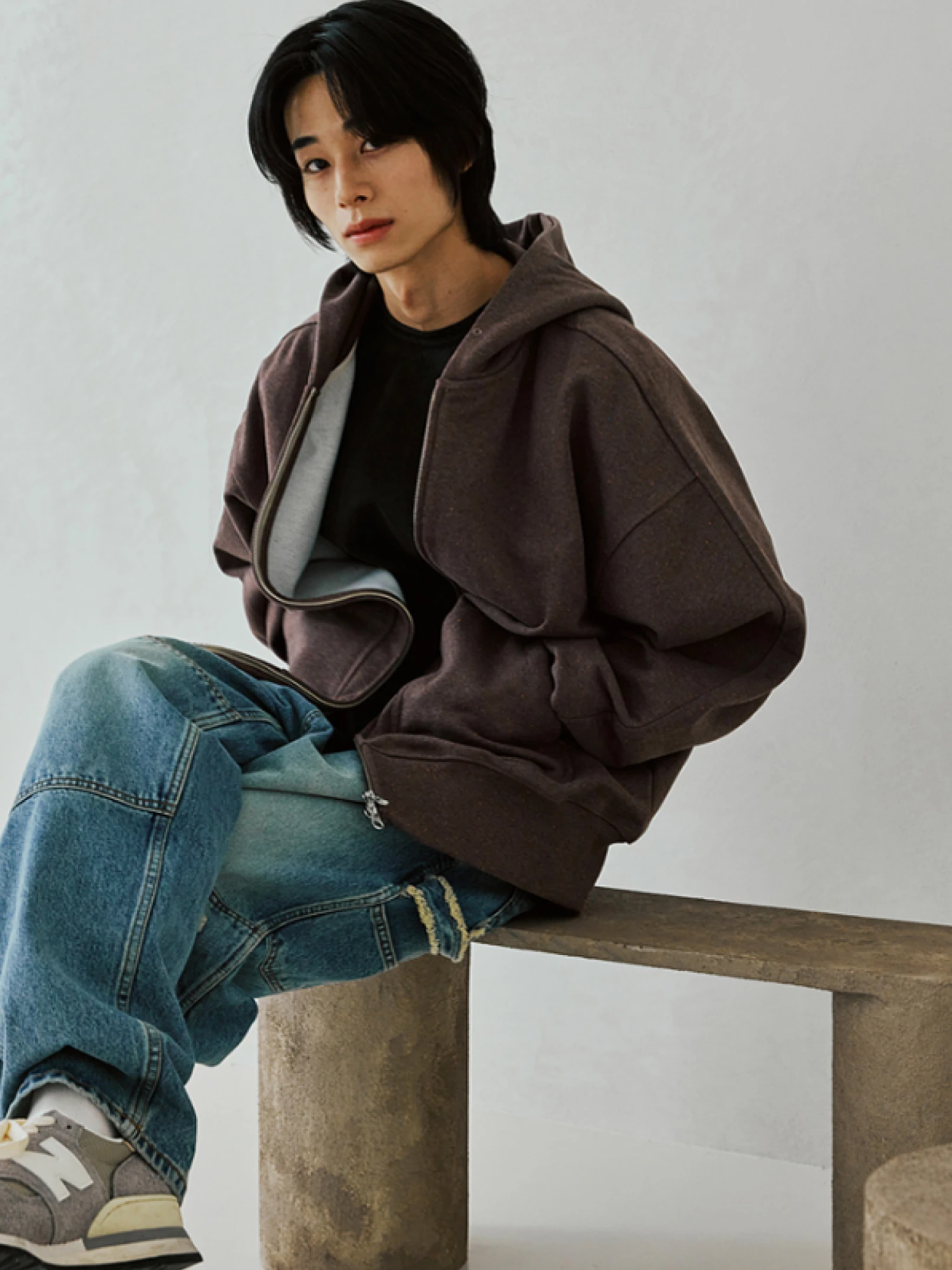 Зип-худи FrizmWORKS Og Bocaci Heavyweight Dark Brown