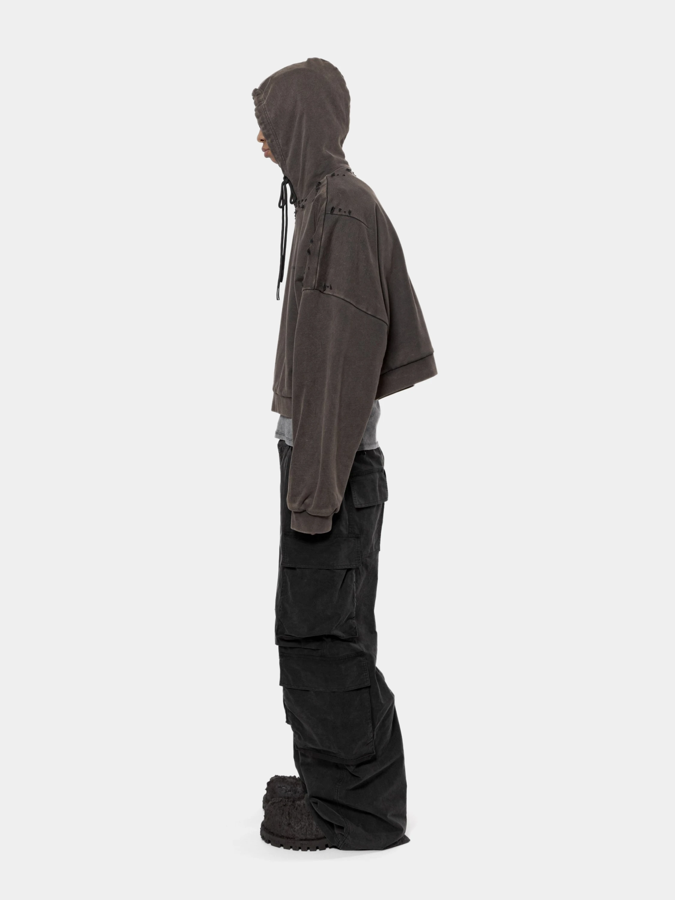 Брюки ARNODEFRANCE Rave Cargo Washed Black