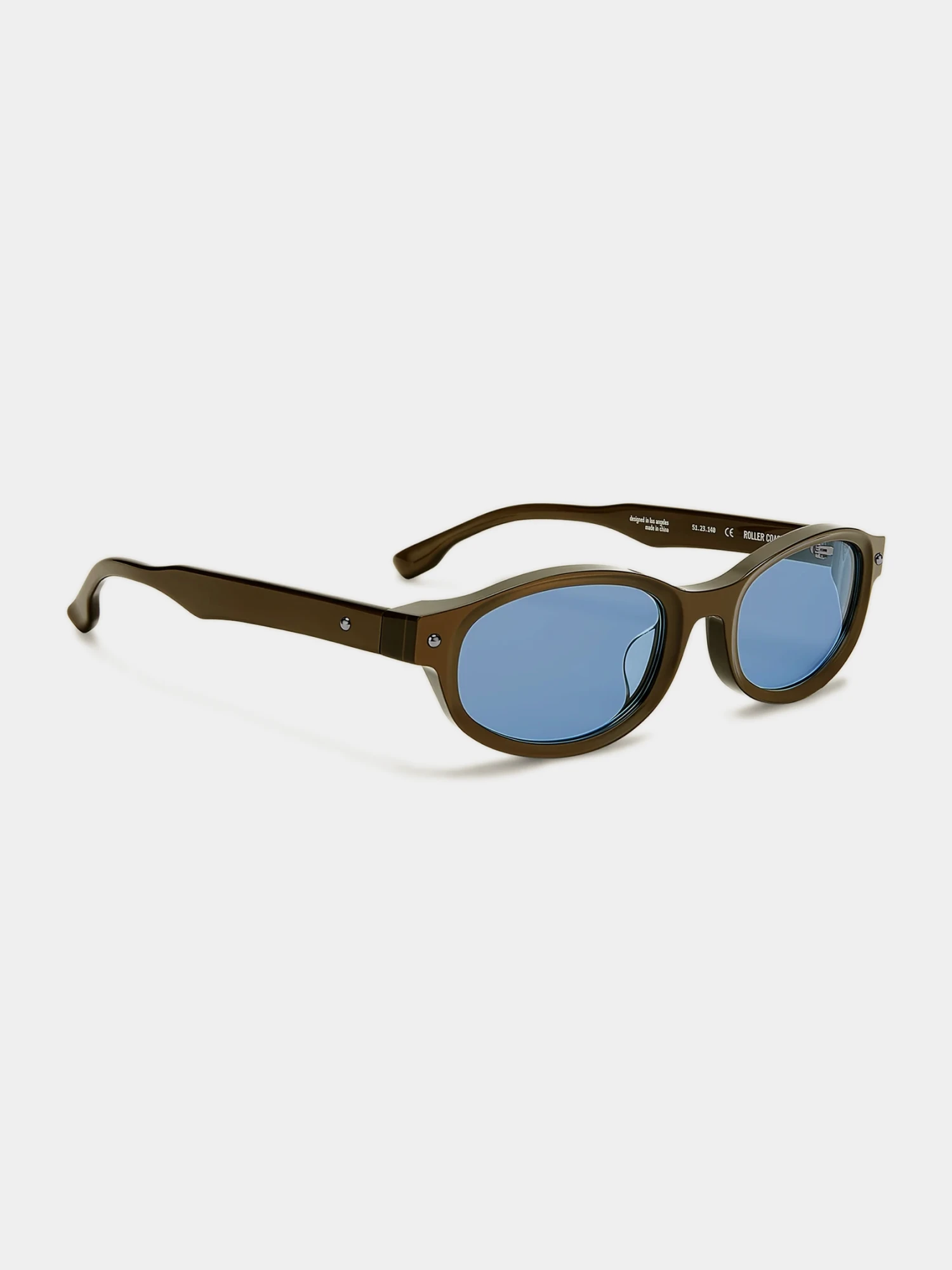 Очки Bonnie Clyde Roller Coaster Brown and Blue Lens