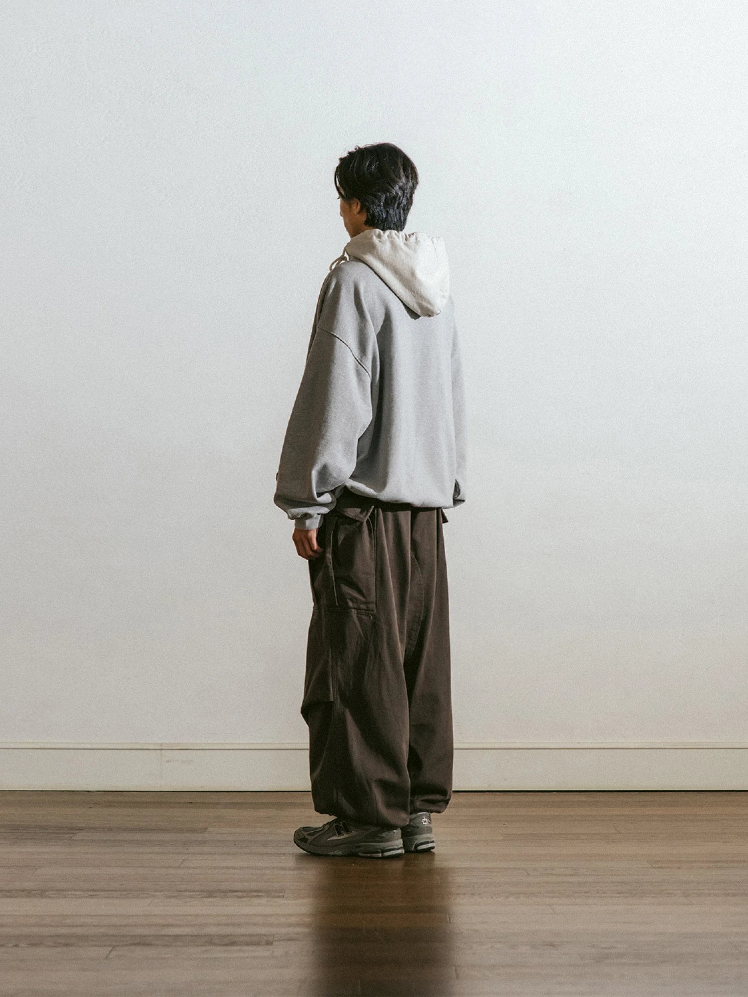 Брюки ANGLAN Jungle Cargo Balloon Dark Brown