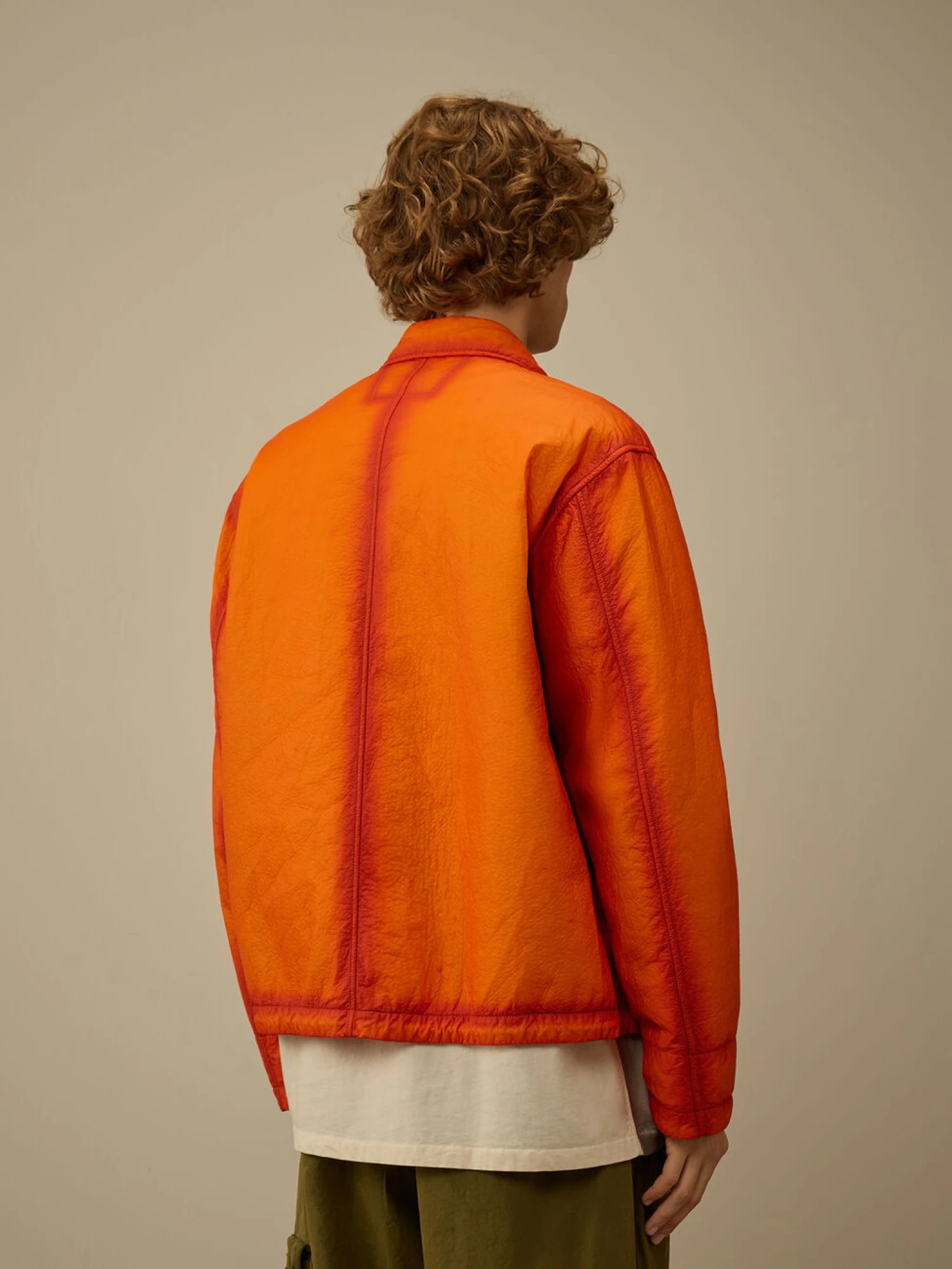 Куртка C.P. Company Feltro Bi-Film Short Russet Orange