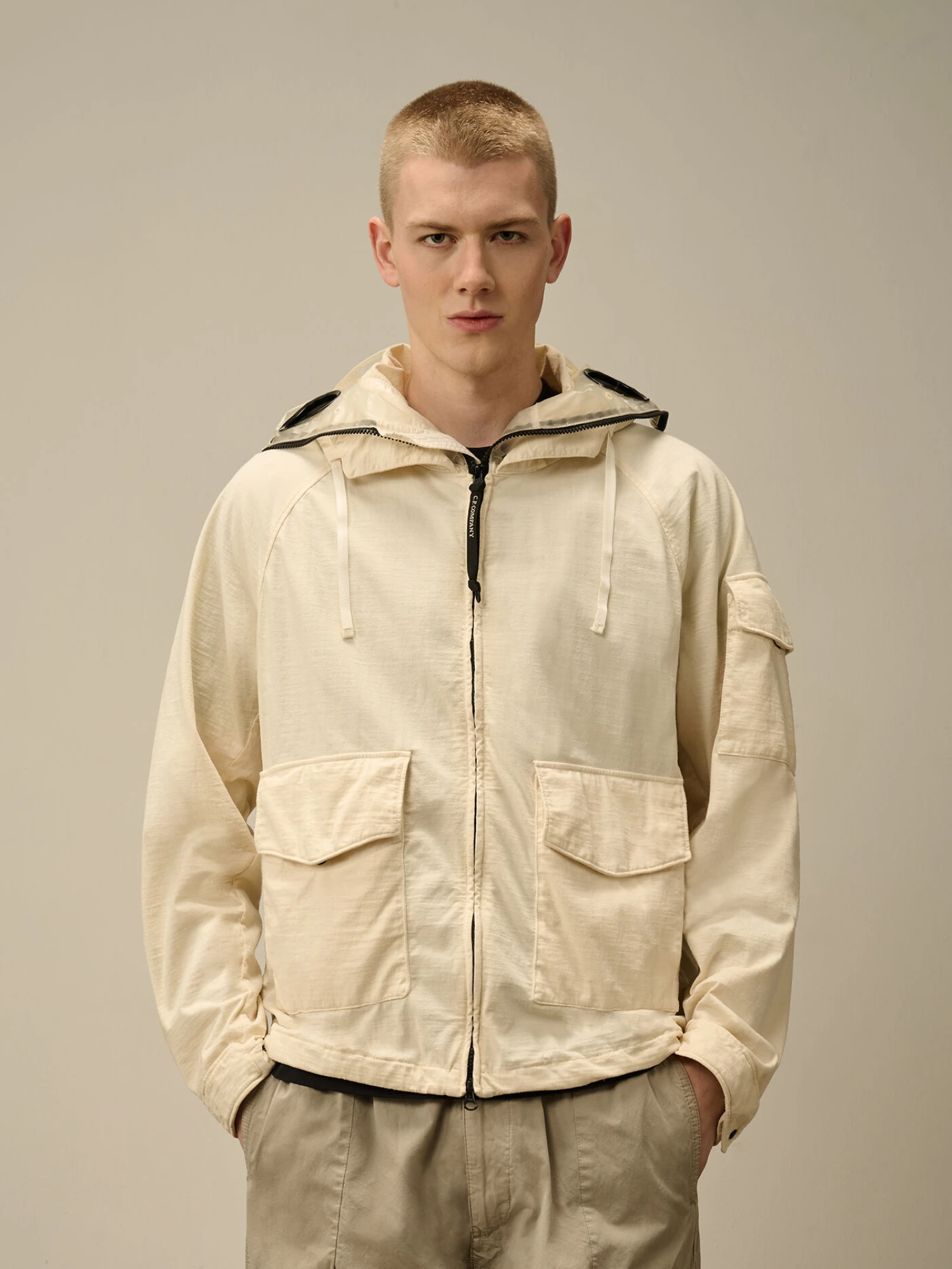 Ветровка C.P. Company Knitted Nylon Jersey Explorer Pistachio Shell