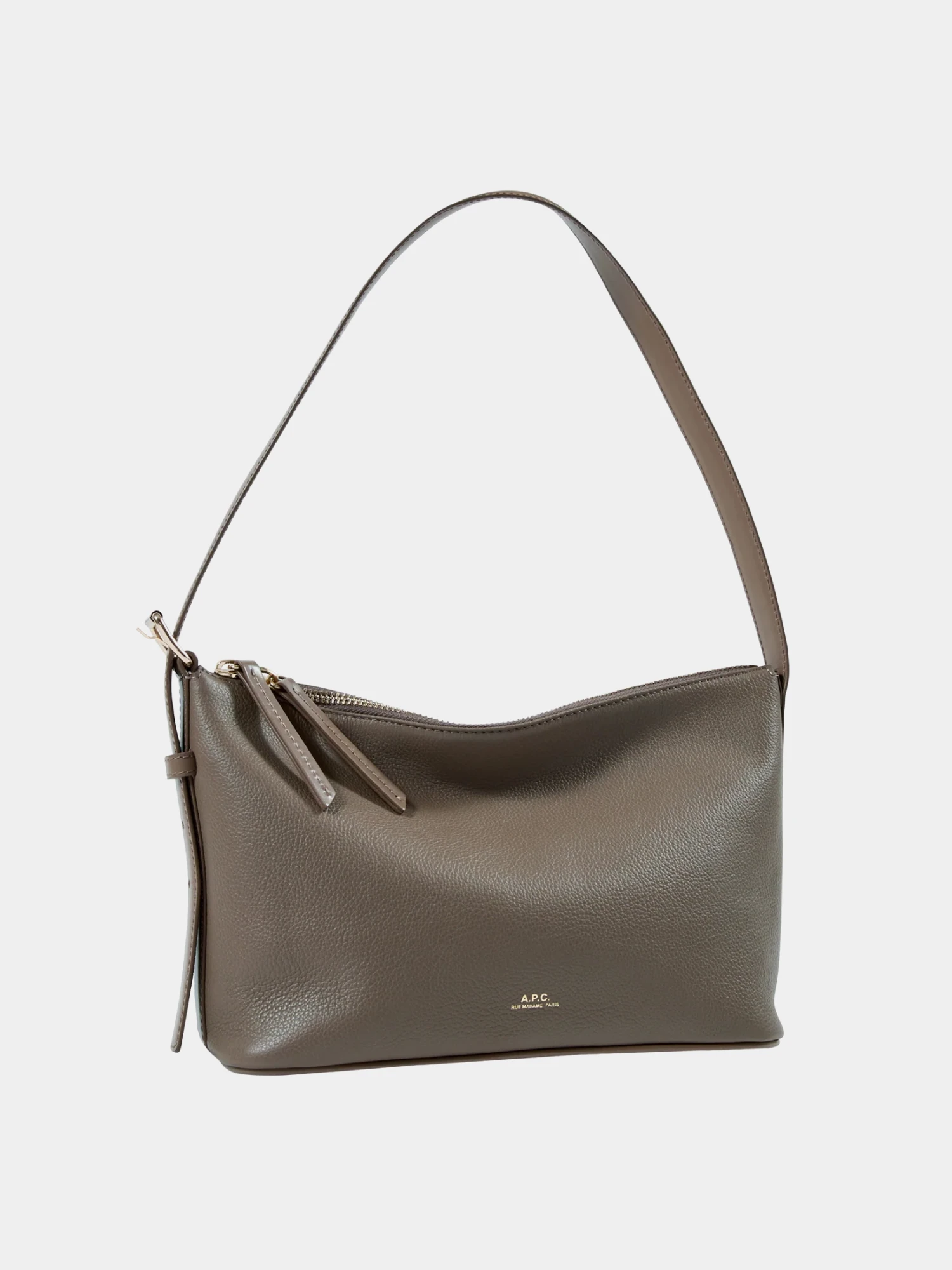 Сумка A.P.C. Vera Shoulder Grained Leather Dark Taupe
