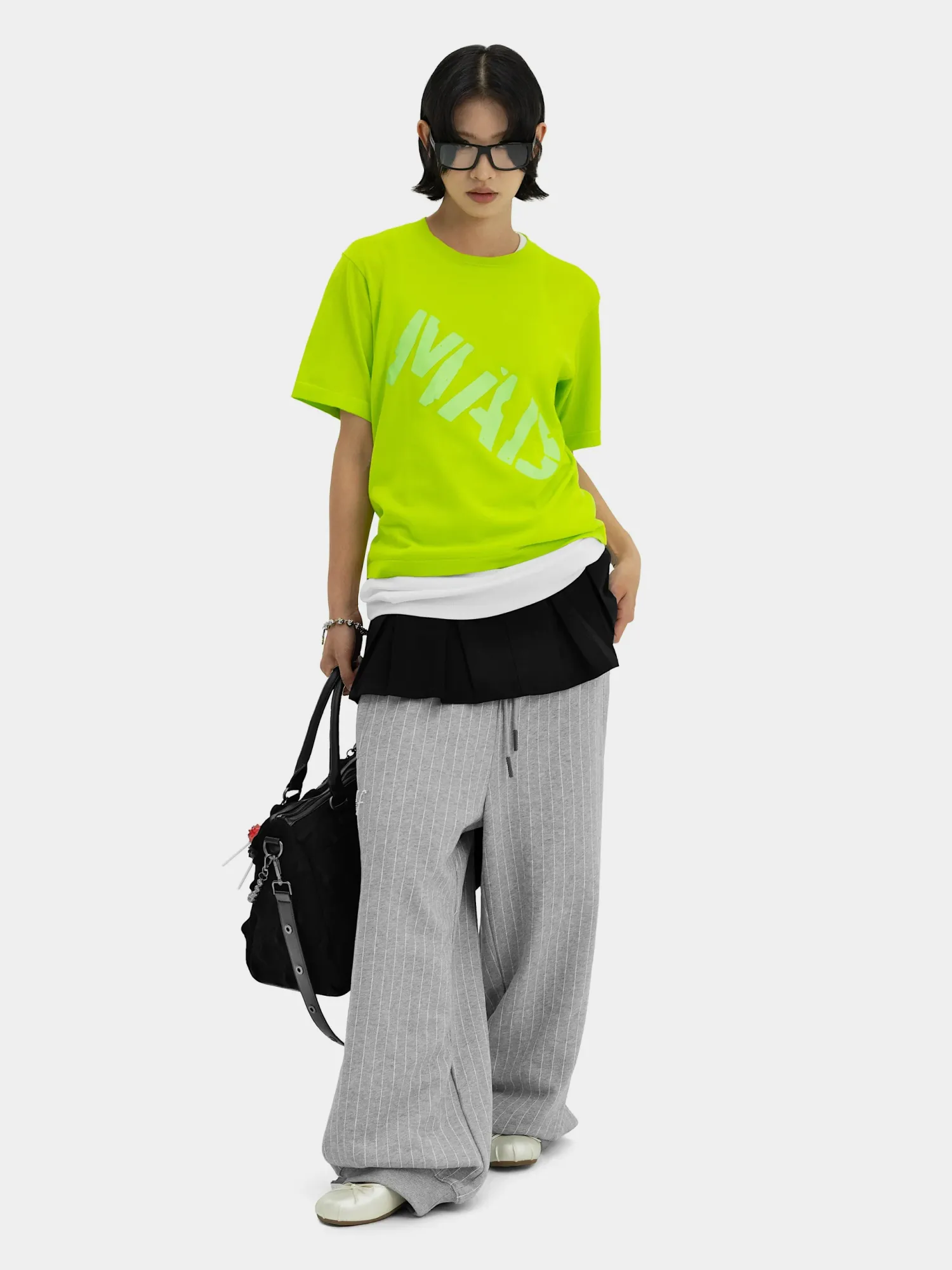 Брюки MADFRENZY STRIPED Grey