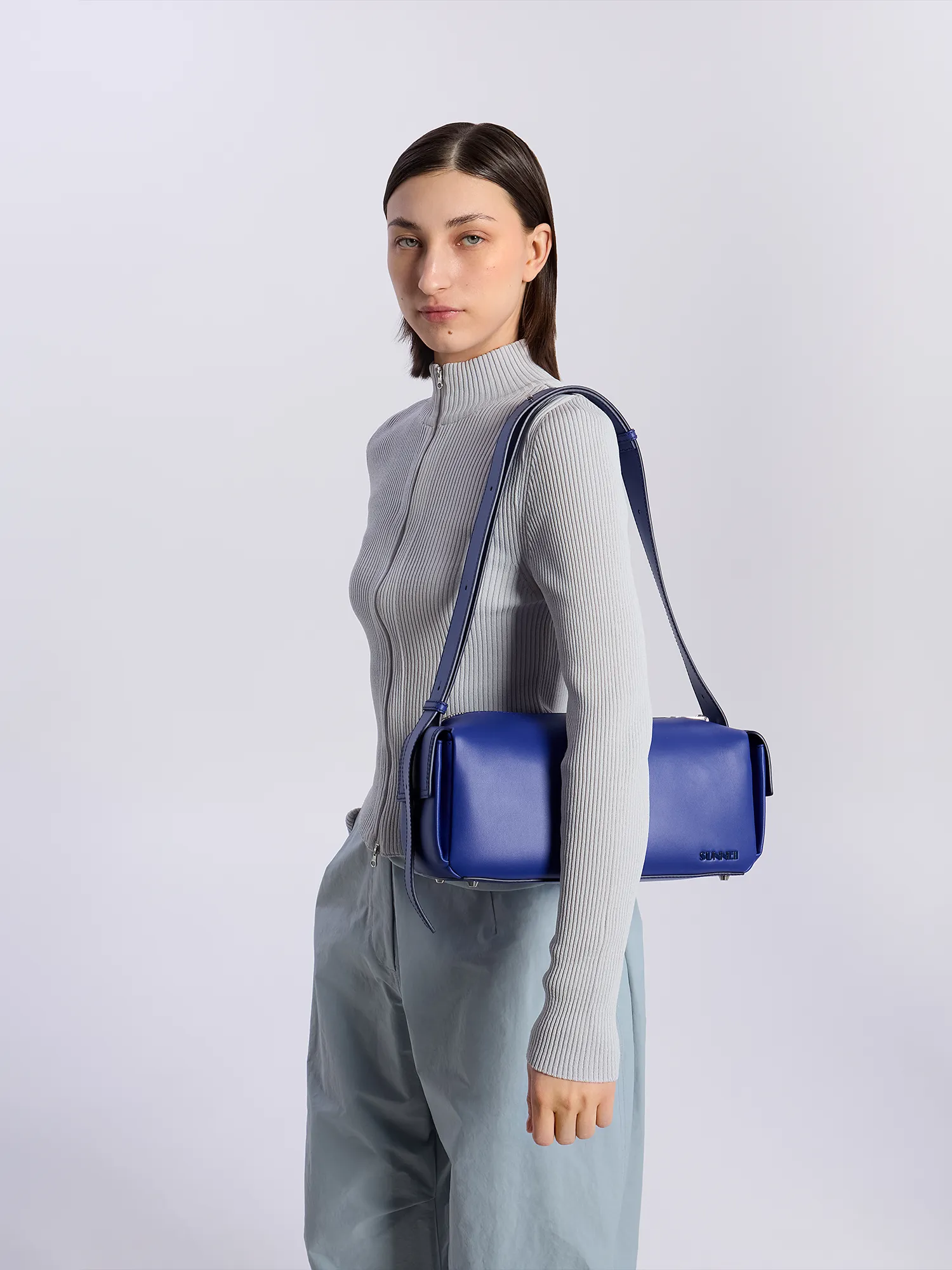 Сумка Sunnei Labauletto Blue