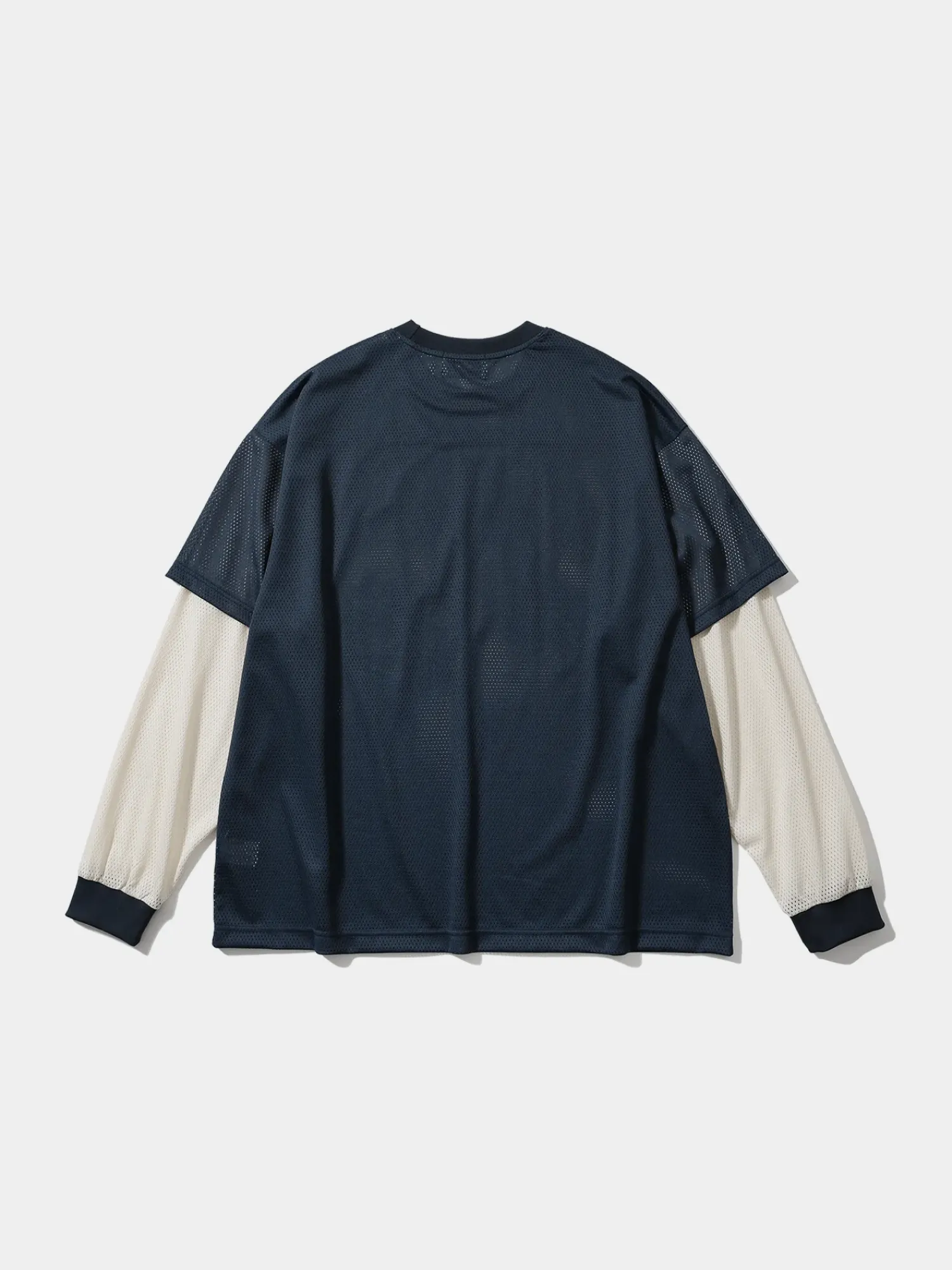 Лонгслив ANGLAN Mesh Layered Long Sleeve Blue