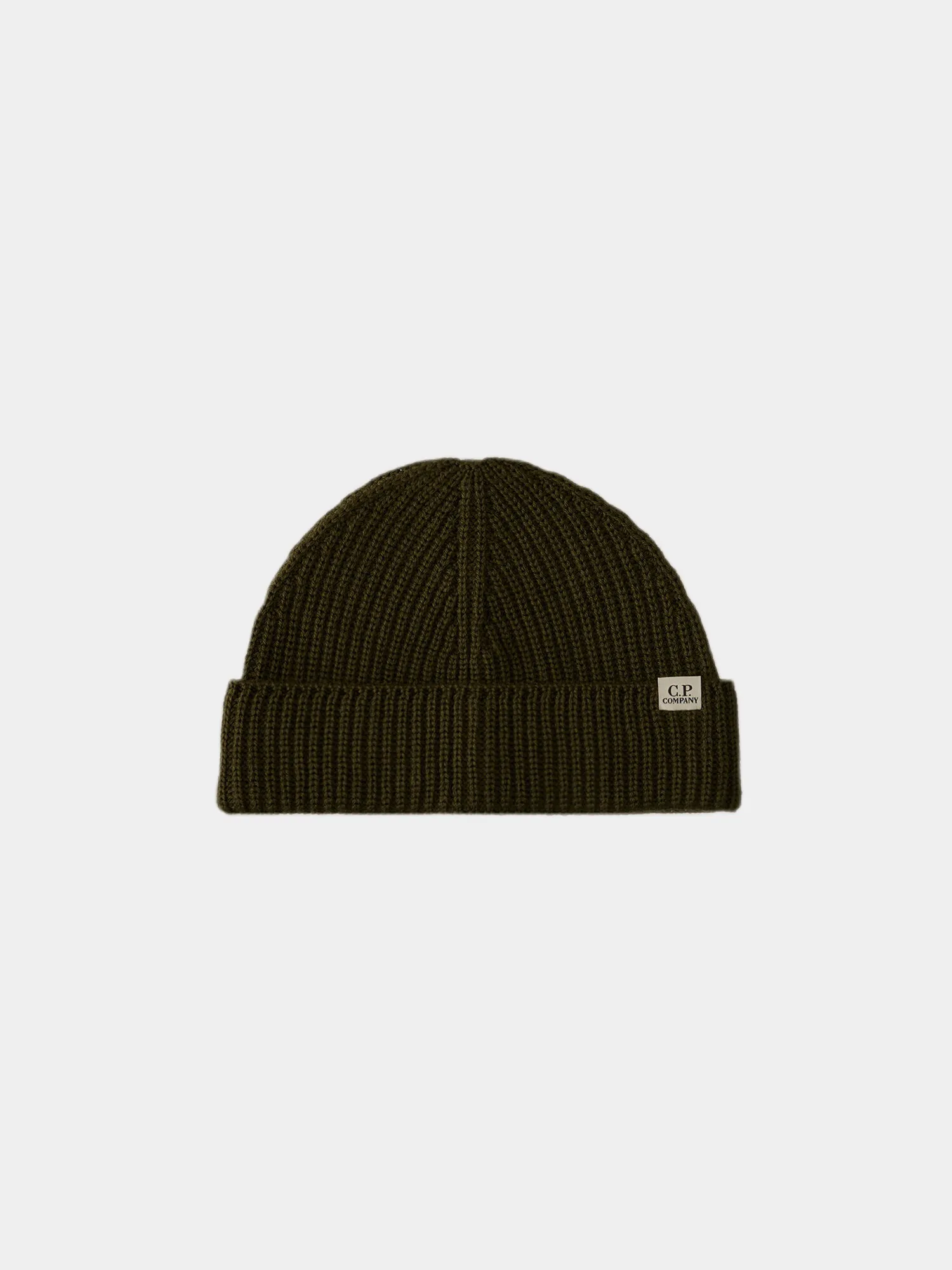 Шапка C.P. Company Extrafine Merino Fisherman Ivy Green