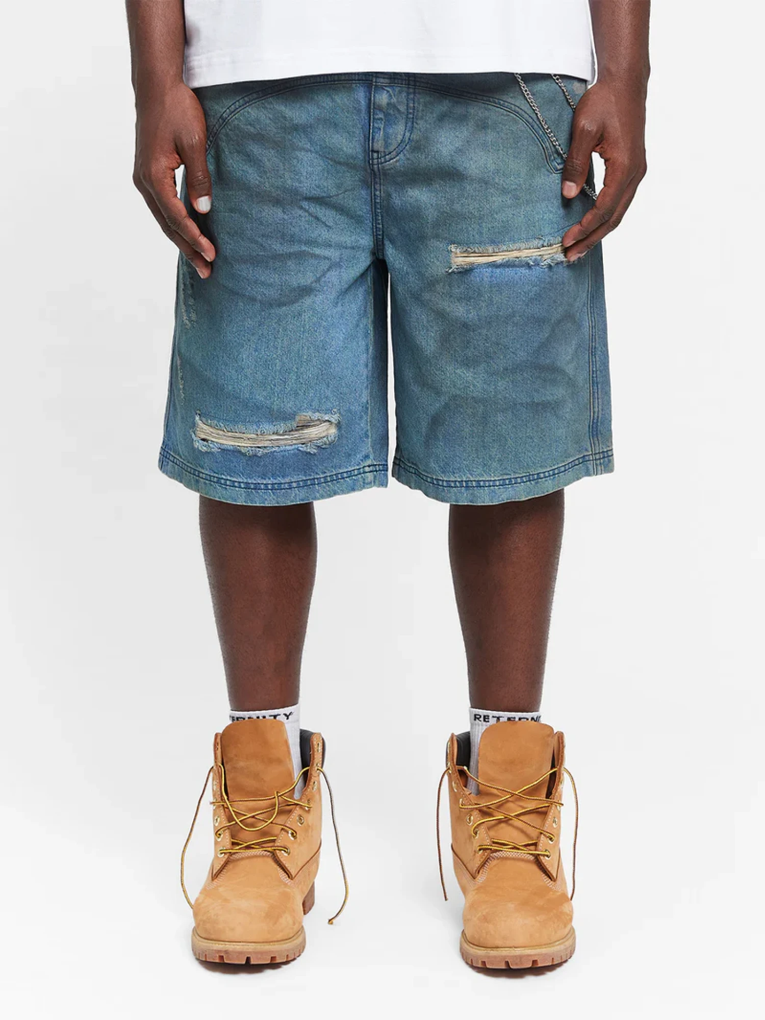 Шорты RETERNITY Painted Artisan Washed Blue