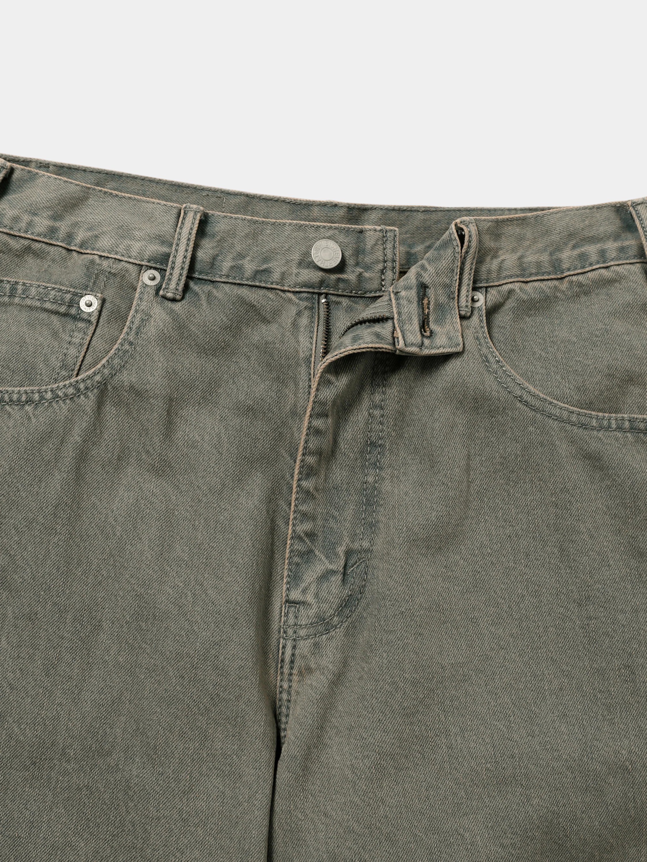 Джинсы thisisneverthat Relaxed Jeans Grey Green
