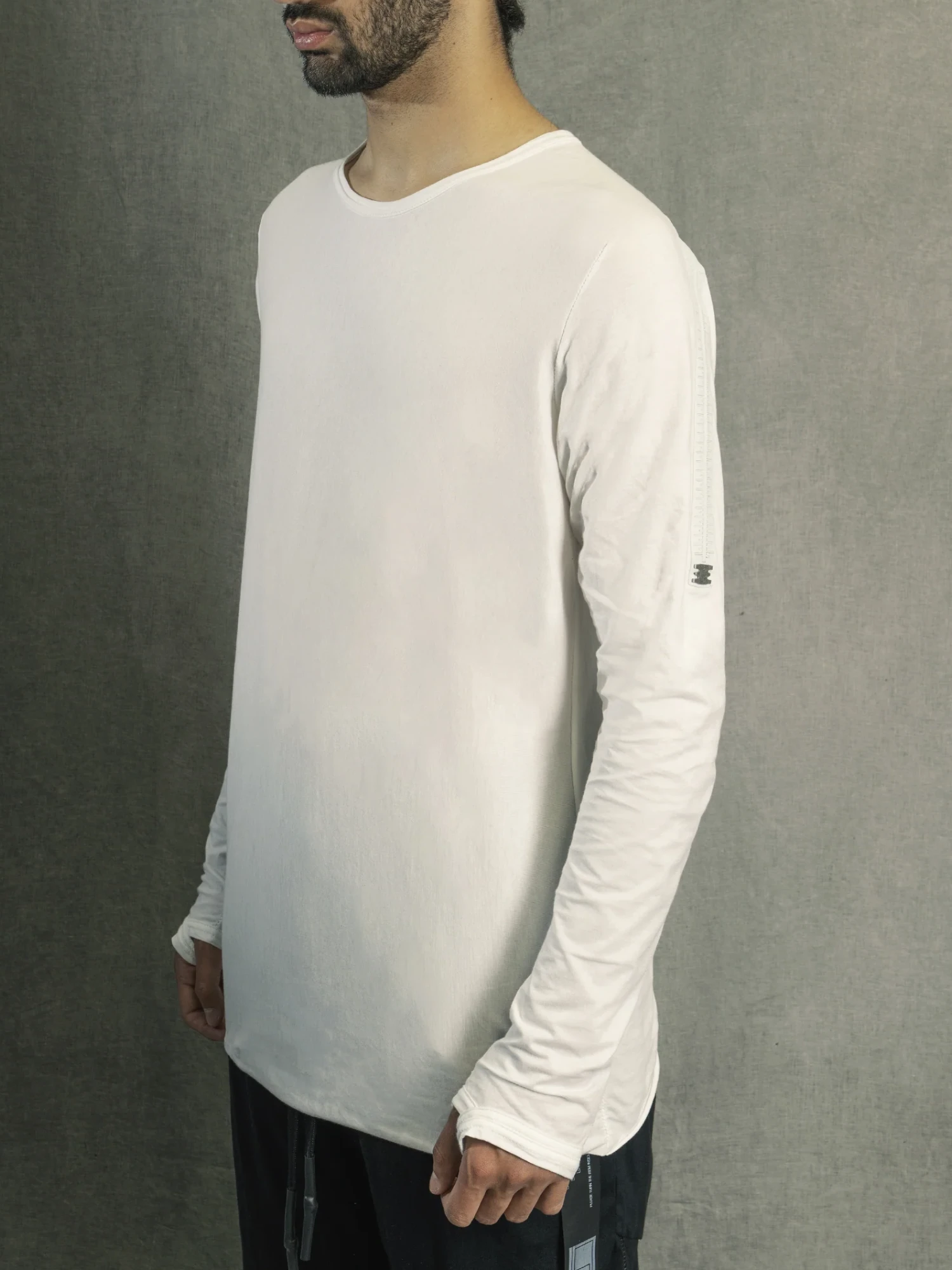 Лонгслив ISAAC SELLAM Horizon LST-Jersey H-26 Blanc