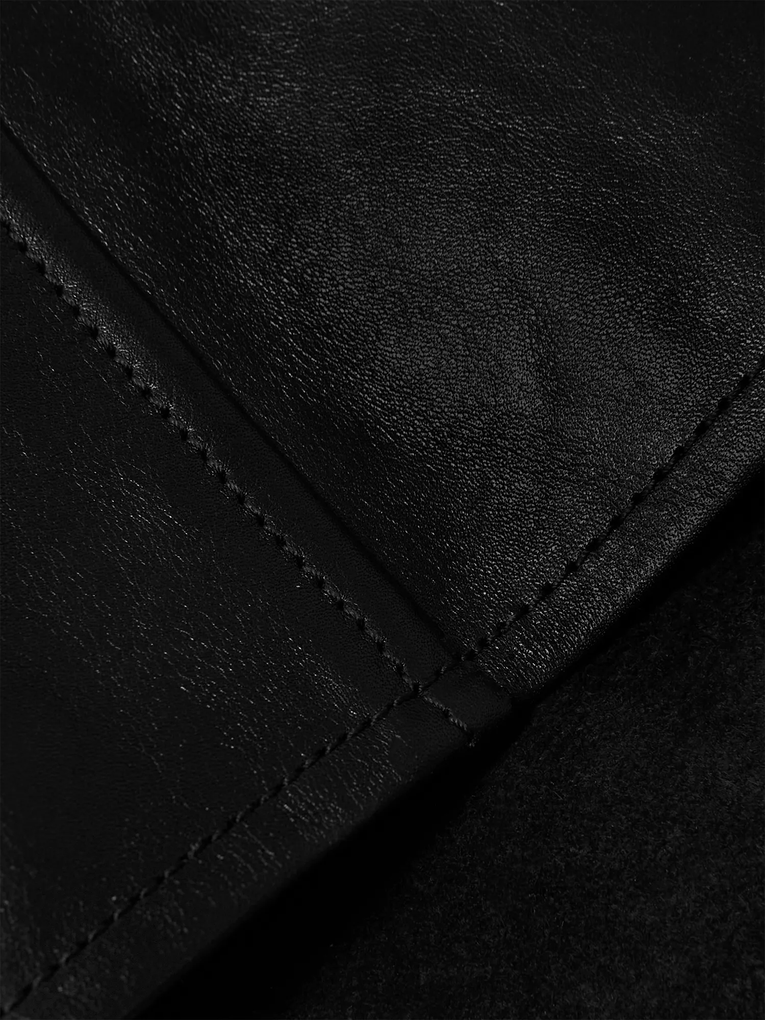 Женская юбка MUGLER Mermaid Leather Black