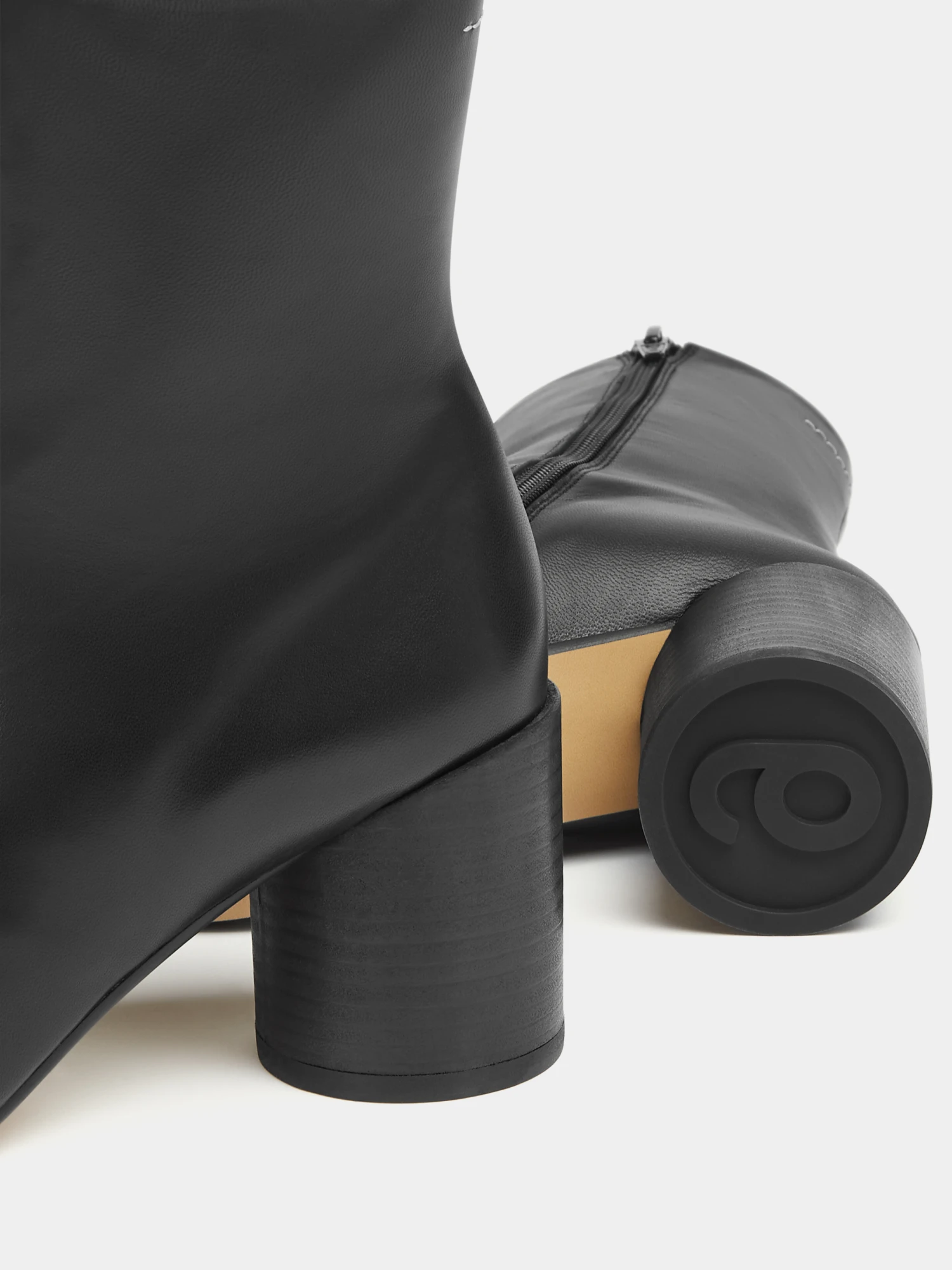 Женские ботильоны MM6 Maison Margiela Anatomic Ankle Black