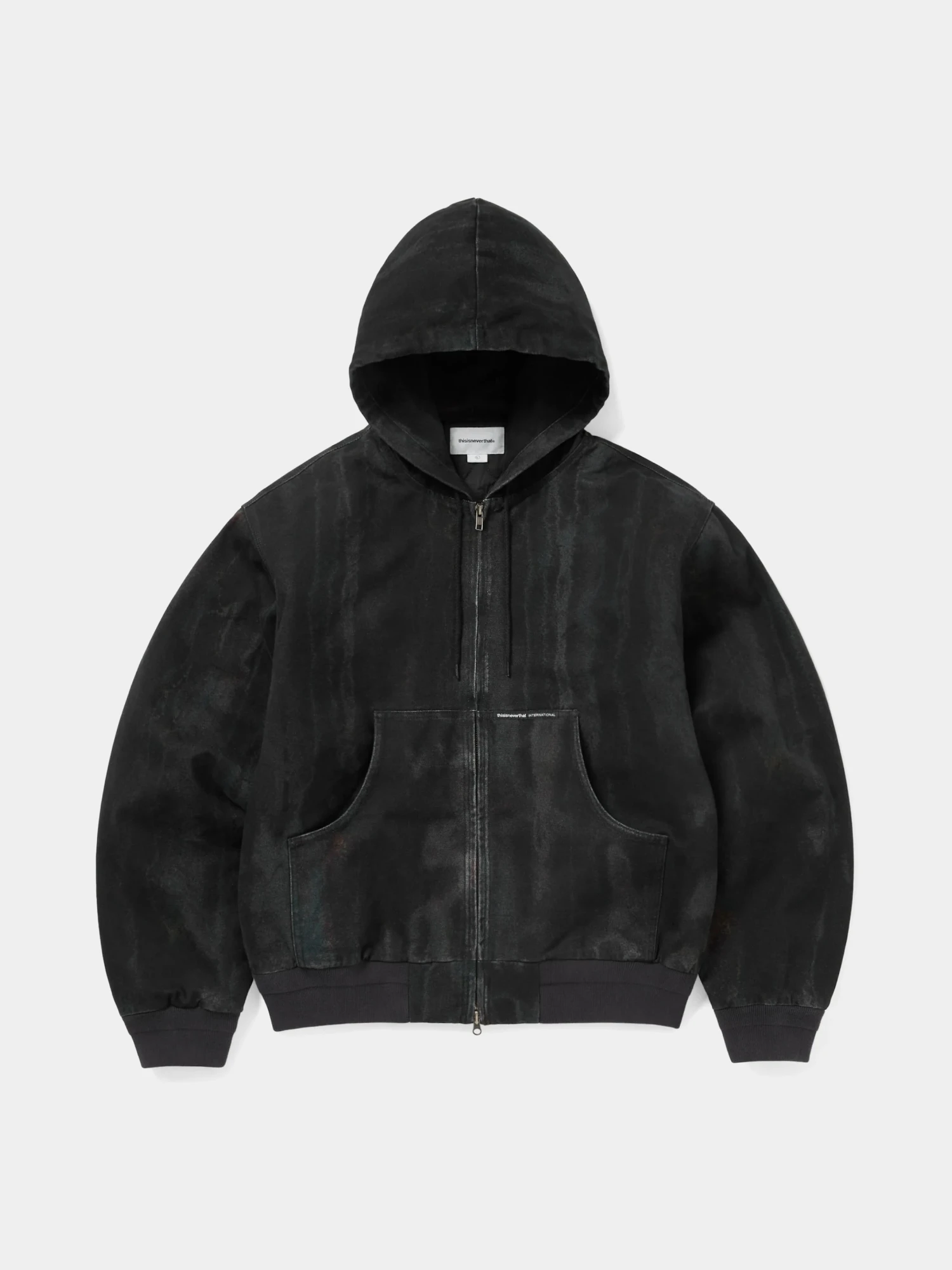 Бомбер thisisneverthat Blurred Jacket Black
