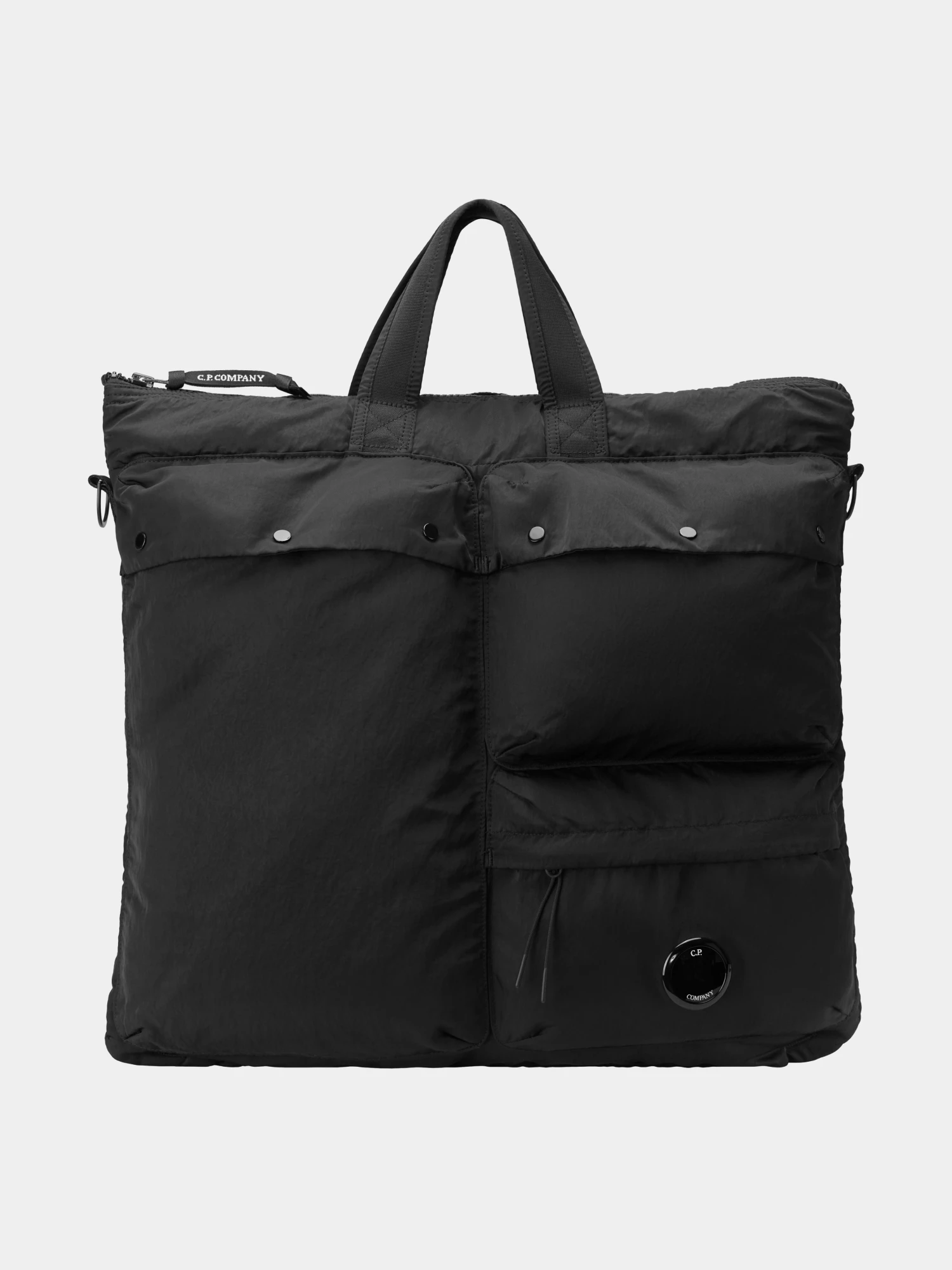 Тоут C.P. Company Nylon B Lens Tote Bag Black